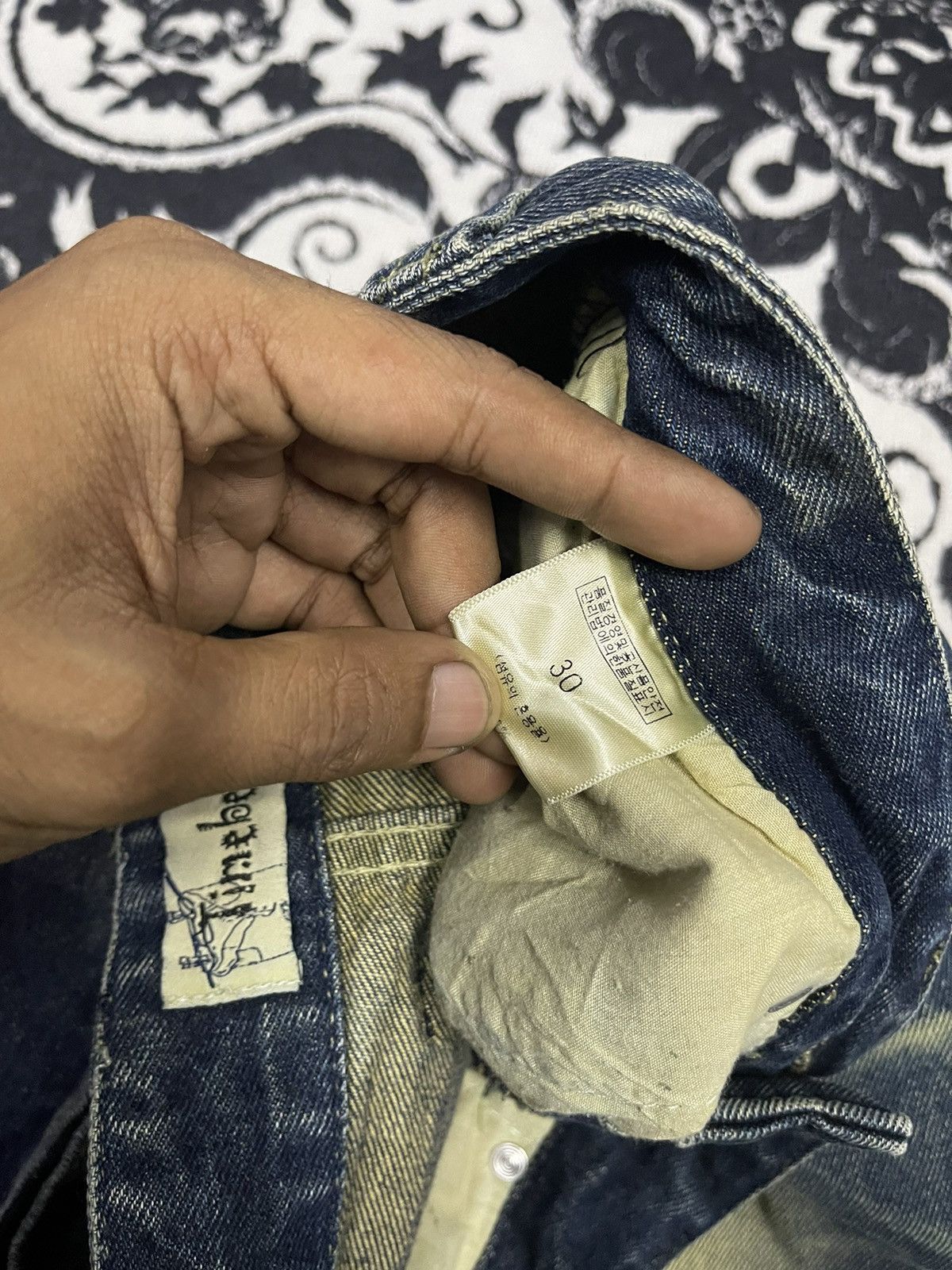 If Six Was Nine 2000s TORNADO MART INSPIRED BRAND TIMEBELT WASHABLE JEANS Size US 30 / EU 46 - 10 Thumbnail