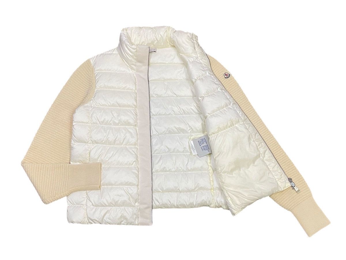 Moncler Moncler Knit Wool Sleeves Puffer Jacket Size S / US 4 / IT 40 - 5 Thumbnail