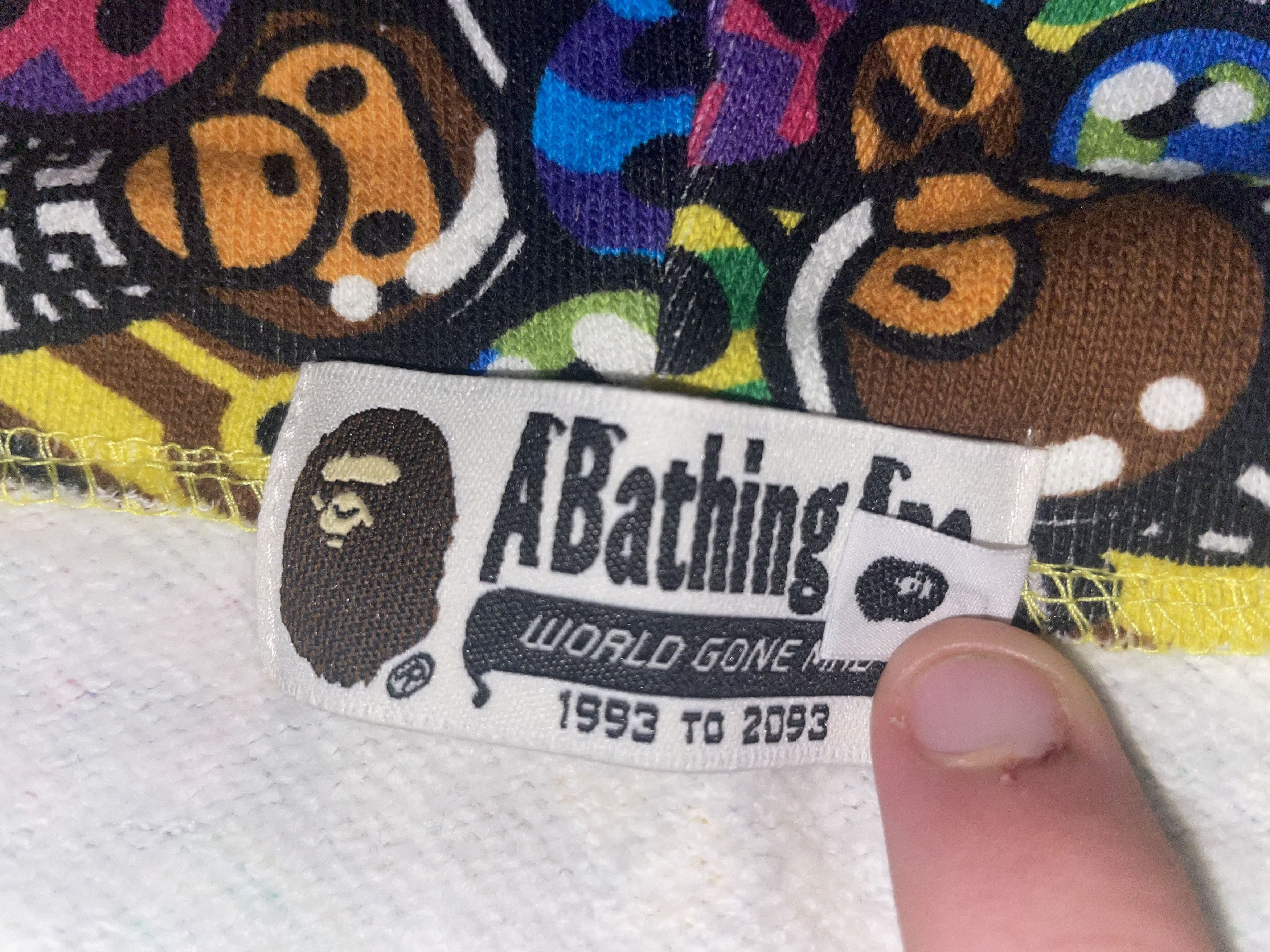 Bape Baby Milo Cosmos Full Zip Hoodie Size US XL / EU 56 / 4 - 7 Thumbnail