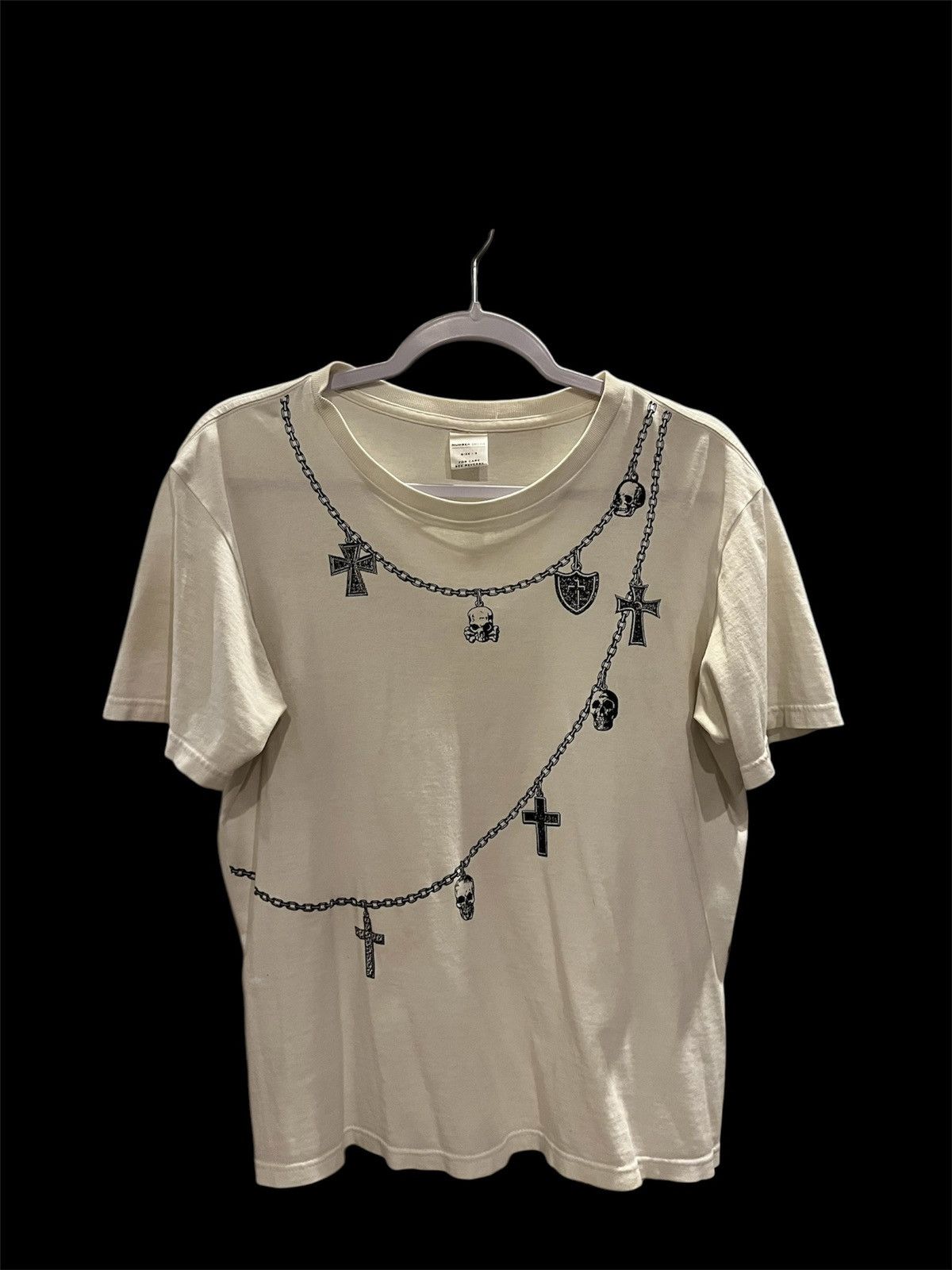 Number (N)ine Number (N)ine Skull Necklace Tee | Grailed