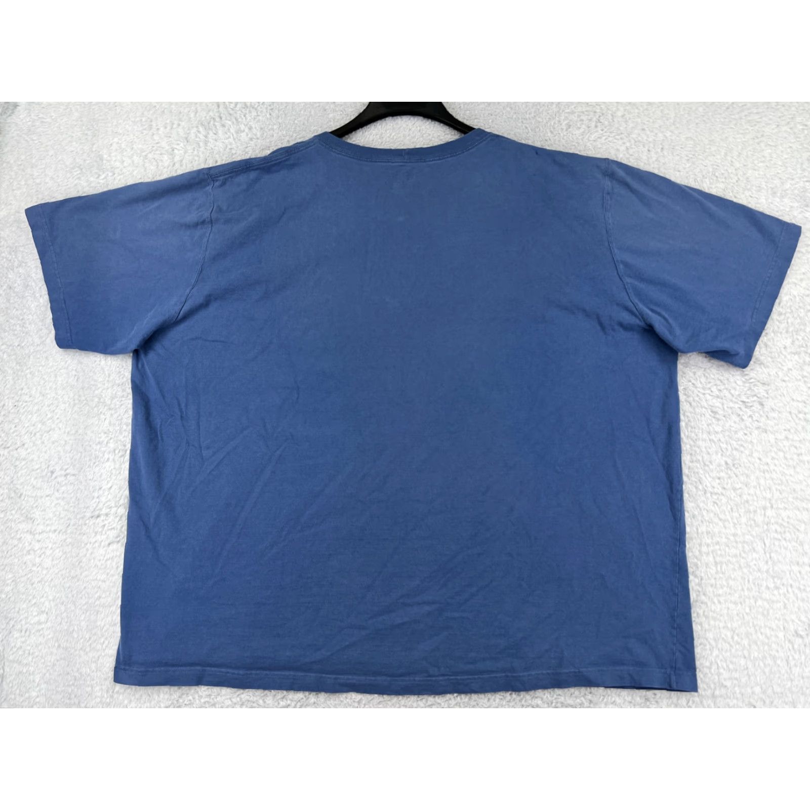 Carhartt Carhartt Shirt Men 4XL Blue Short Sleeve Crew Neck 100% Cotton T-Shirt Modern Work Logo Embroidered Size US XXL / EU 58 / 5 - 2 Thumbnail