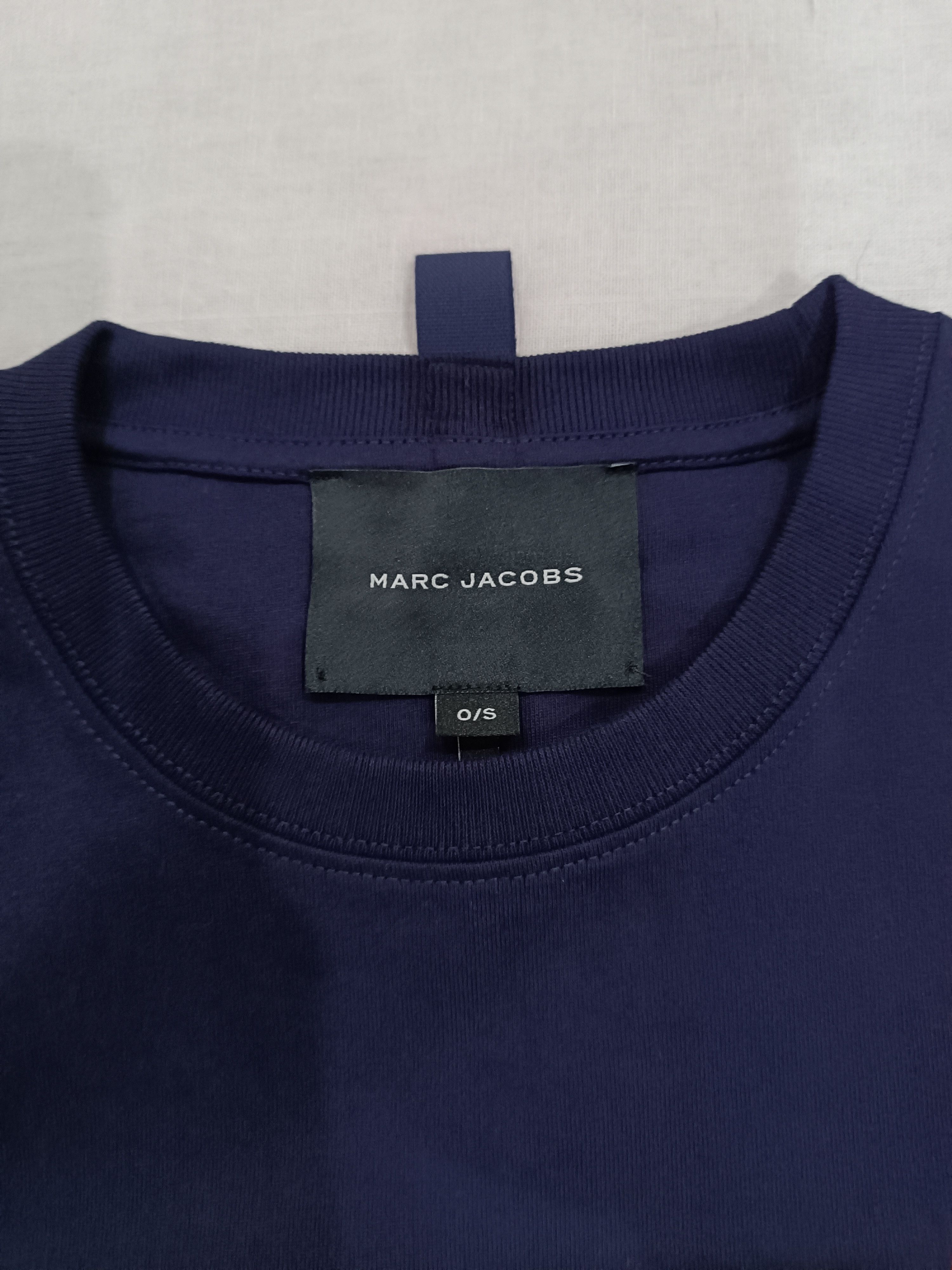 Marc Jacobs Marc Jacobs Blue Cotton T-Shirt Size US L / EU 52-54 / 3 - 2 Thumbnail