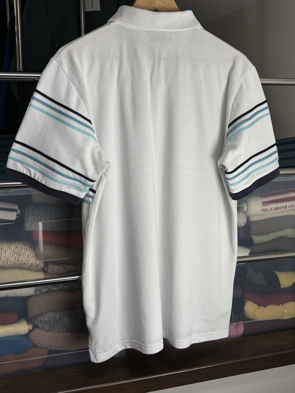 Yves Saint Laurent Yves Saint Laurent Vintage Big Logo YSL Polo Shirt Size US L / EU 52-54 / 3 - 6 Thumbnail