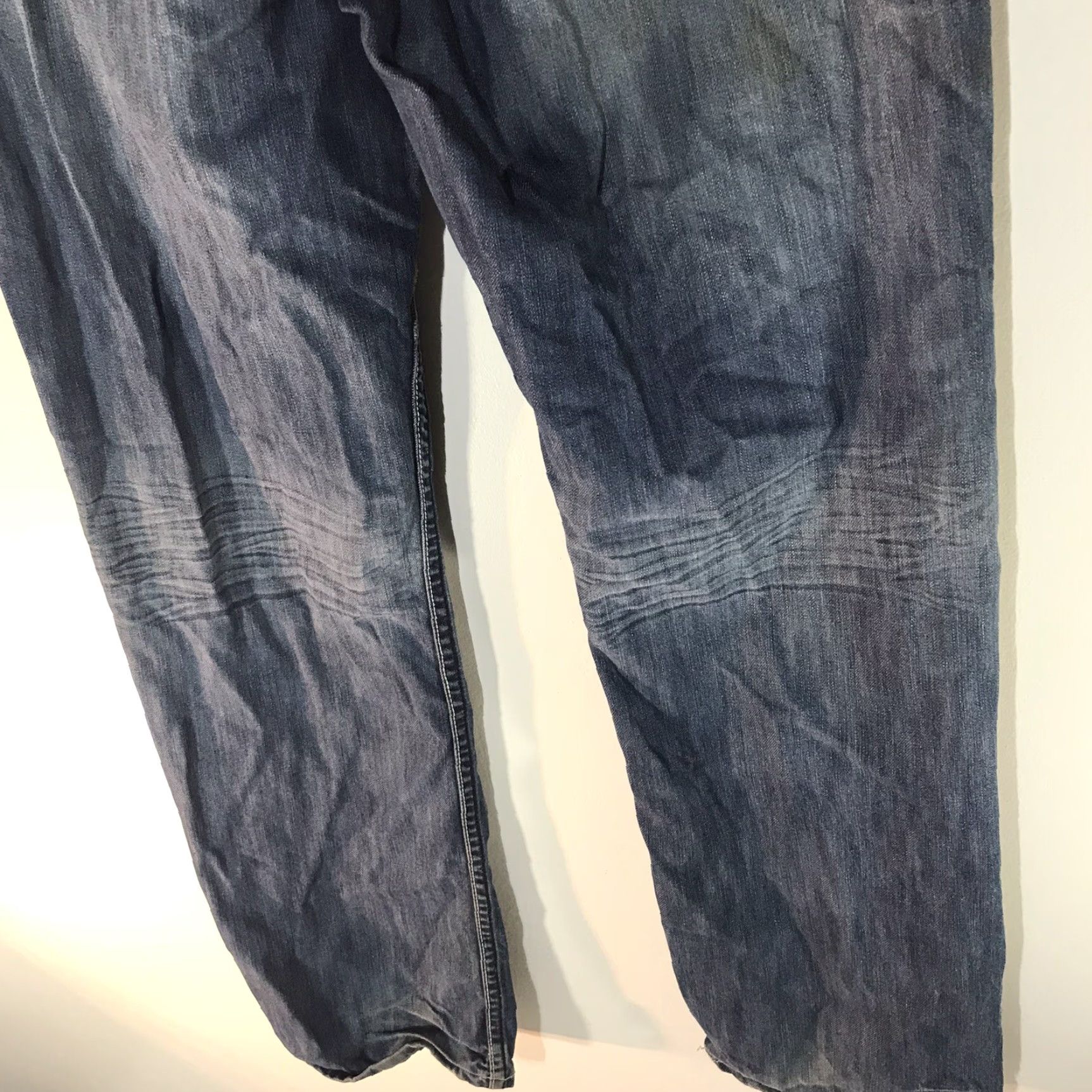 Vintage Helix Jeans Straight Fit 30X30 Blue Denim Mens 90s City Size US 30 / EU 46 - 6 Thumbnail
