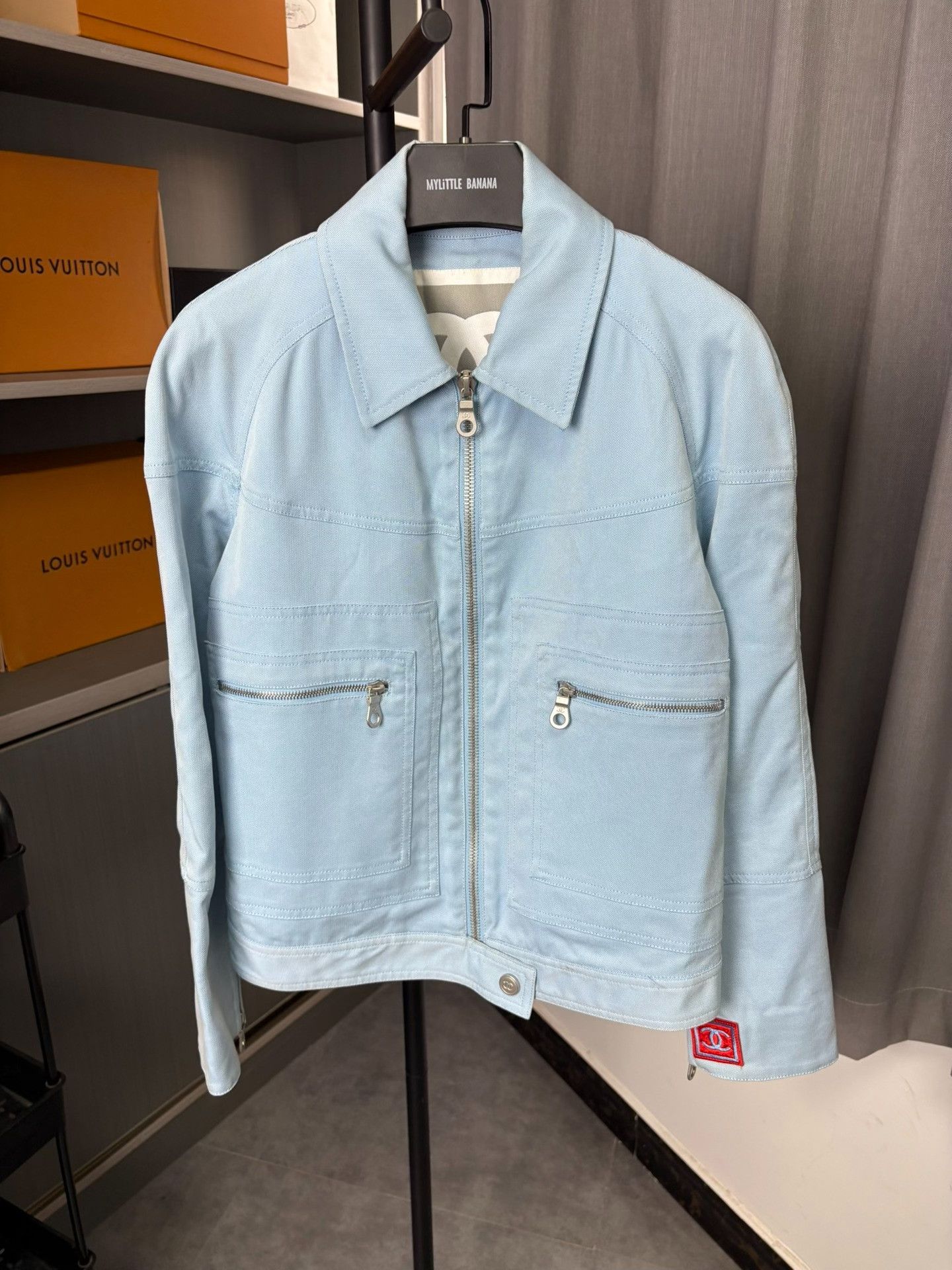 Chanel Chanel Blue Jacket 38 Women Size S / US 4 / IT 40 - 1 Thumbnail