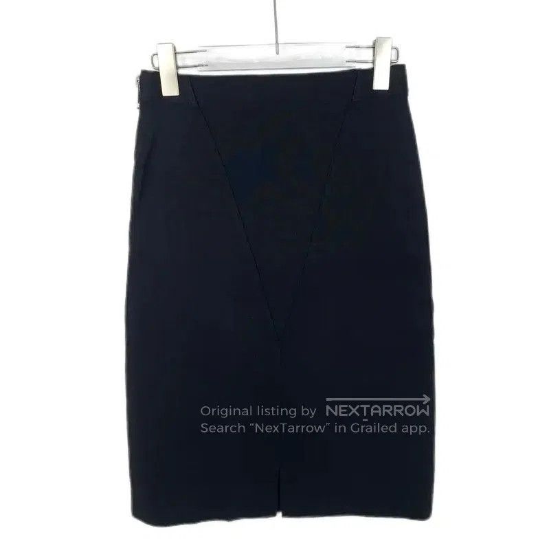 Givenchy Givenchy Black Viscose Women's Midi Skirt . Size 30" / US 8 / IT 44 - 2 Thumbnail