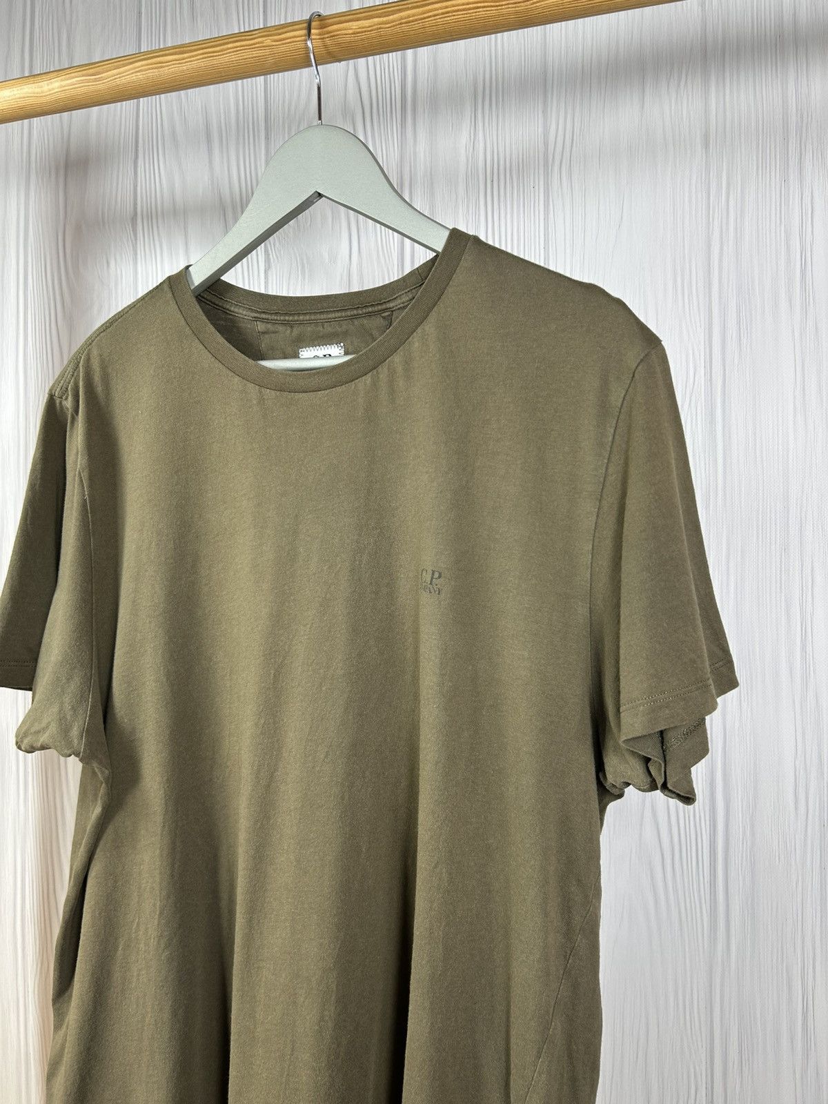 C.P. Company C.P. Company Logo Green Olive T-Shirt Size XL Size US XL / EU 56 / 4 - 2 Thumbnail