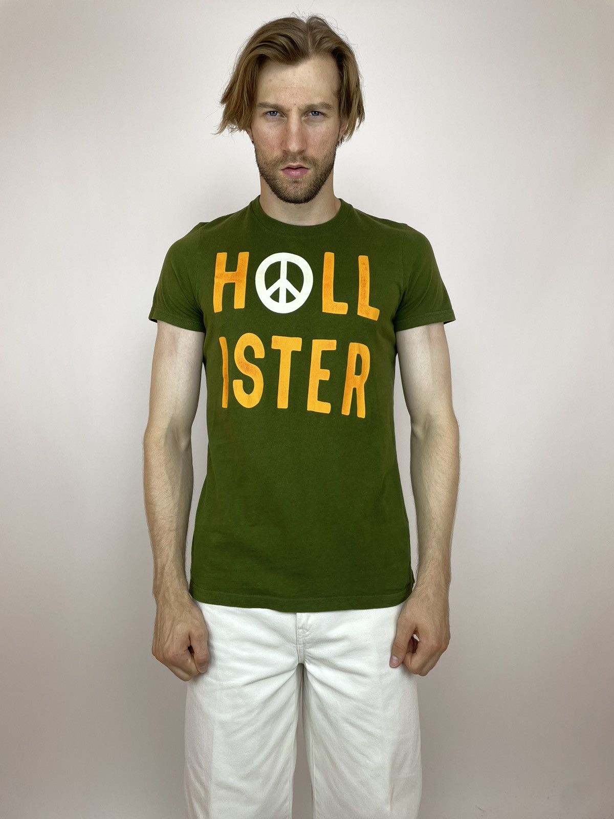 Other HOLLISTER Mens T-shirt Peace logo size Large Size US L / EU 52-54 / 3 - 2 Thumbnail