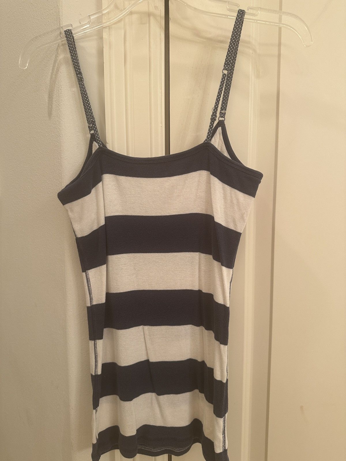 Abercrombie & Fitch Women’s Abercrombie & Fitch Navy & White Striped Tank Top, L Size L / US 10 / IT 46 - 4 Thumbnail