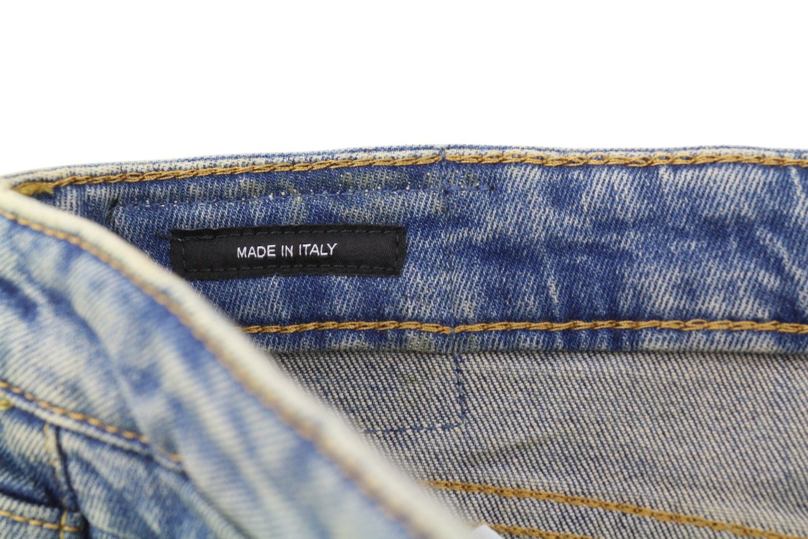 R13 BOY STRAIGHT 31 Kelly Stretch Ankle Washed Blue 85439 Size 31" - 8 Thumbnail