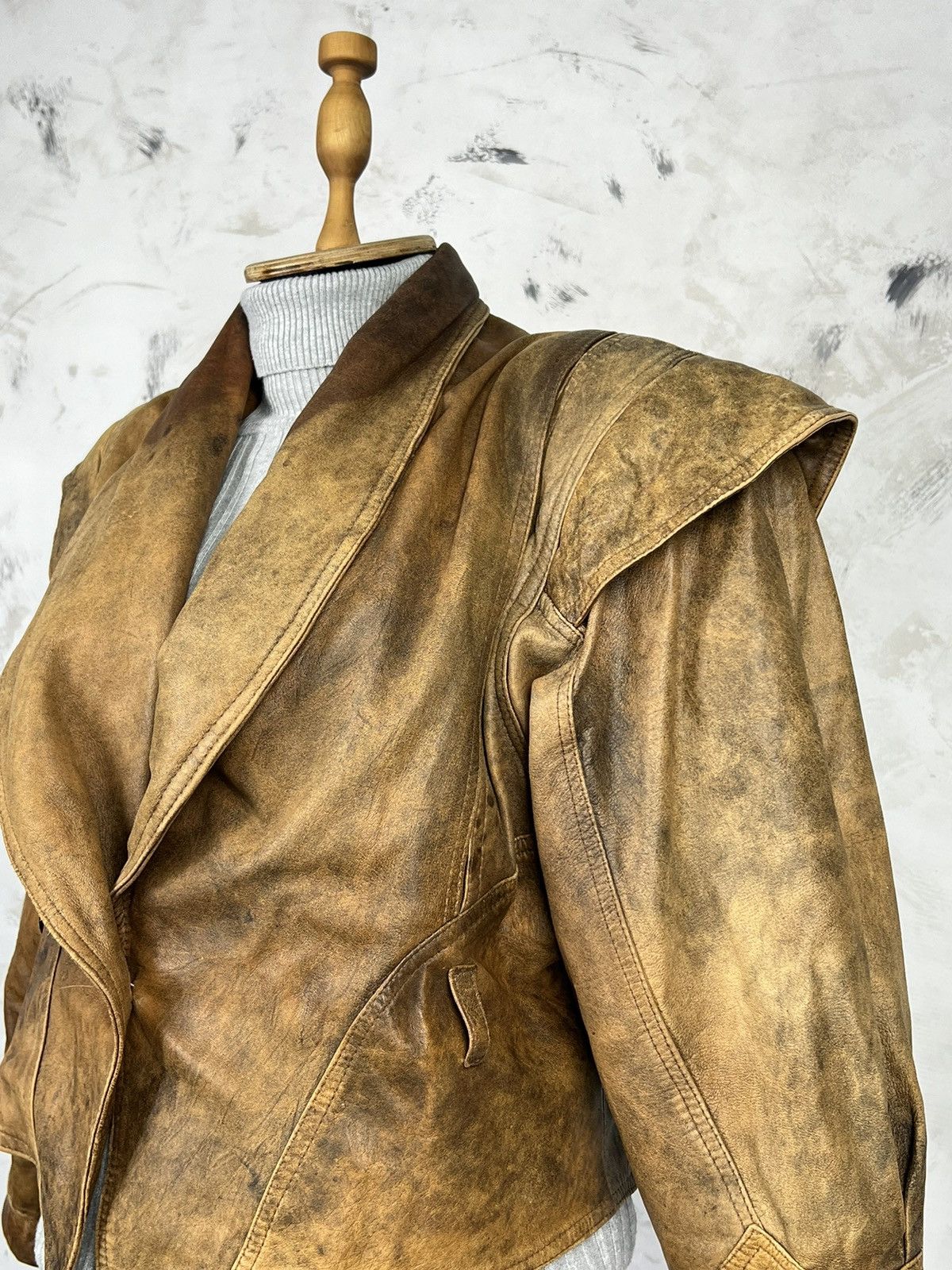 Vera Pelle Vintage Vera Pelle Leather Jacket Size M - L Size M / US 6-8 / IT 42-44 - 9 Thumbnail