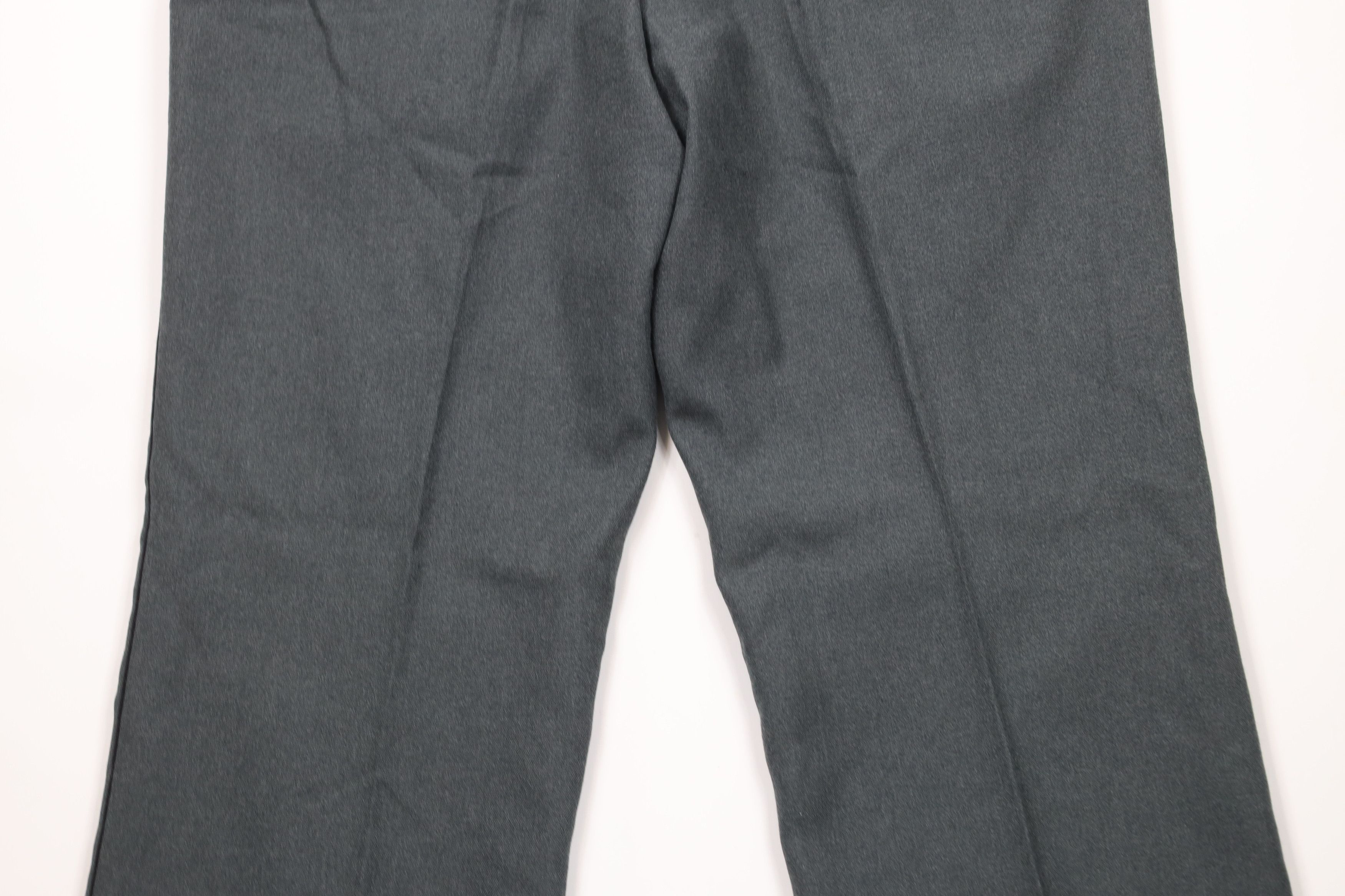 Vintage Vintage 80s Military Wool Button Fly Wide Leg Pants Green Size US 34 / EU 50 - 12 Thumbnail