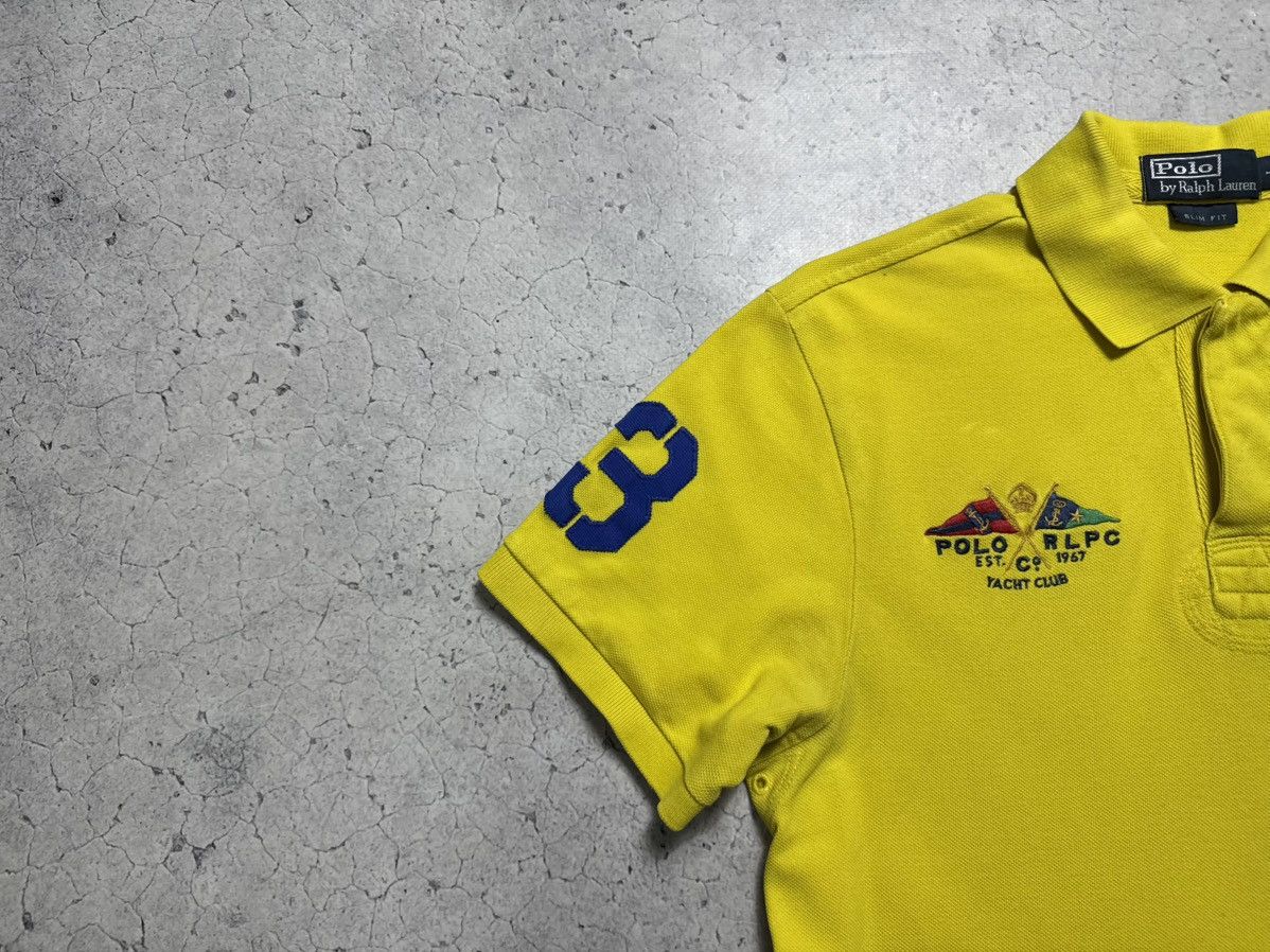 Polo Ralph Lauren Polo Ralph Lauren Yacht Club RLPC #3 Vintage Polo Shirt Size US L / EU 52-54 / 3 - 3 Thumbnail