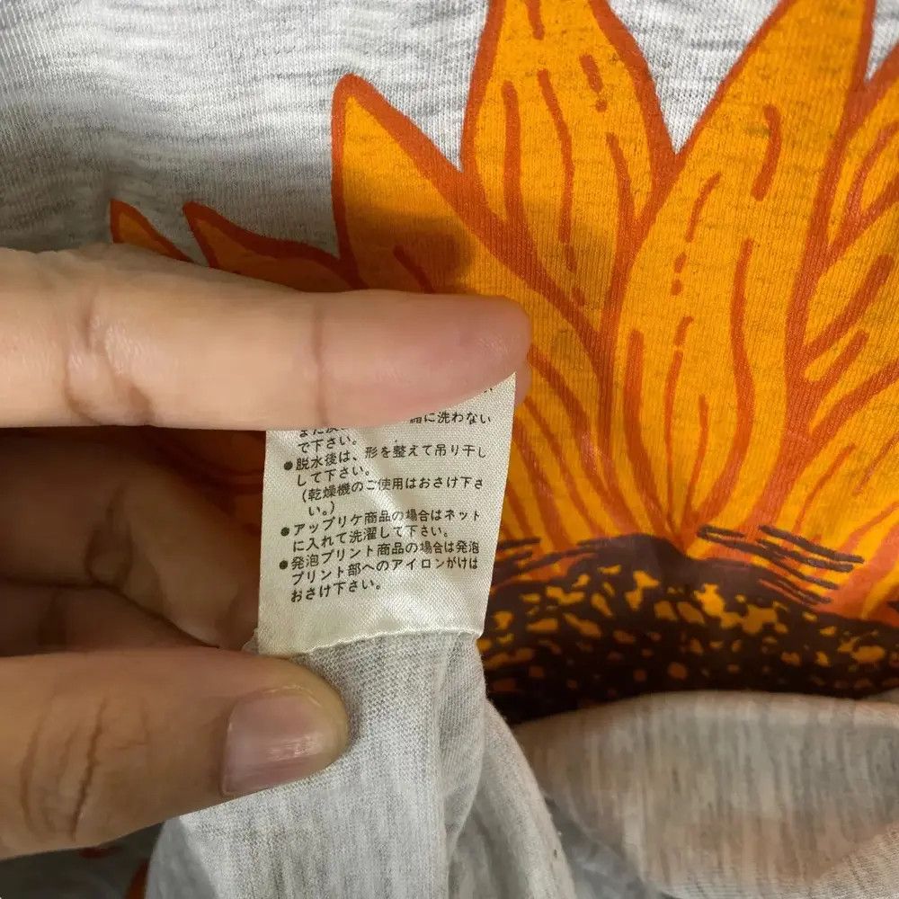 Vintage Vintage 90's SUNFLOWER Art Graphic Tee Shirt Medium Size Size M / US 6-8 / IT 42-44 - 8 Thumbnail