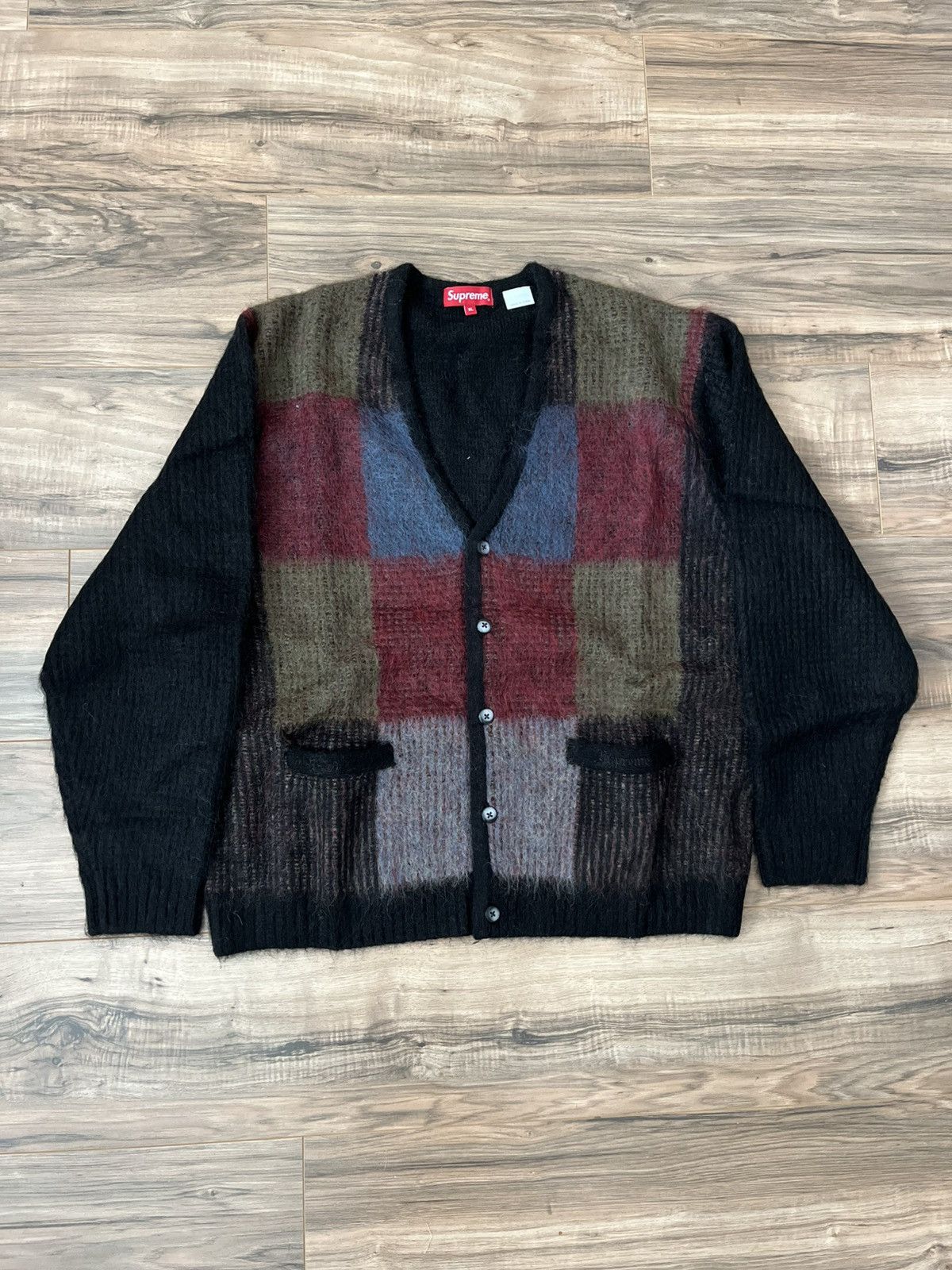 Supreme SUPREME “AW23 SILK MAP CARDIGAN” | Grailed