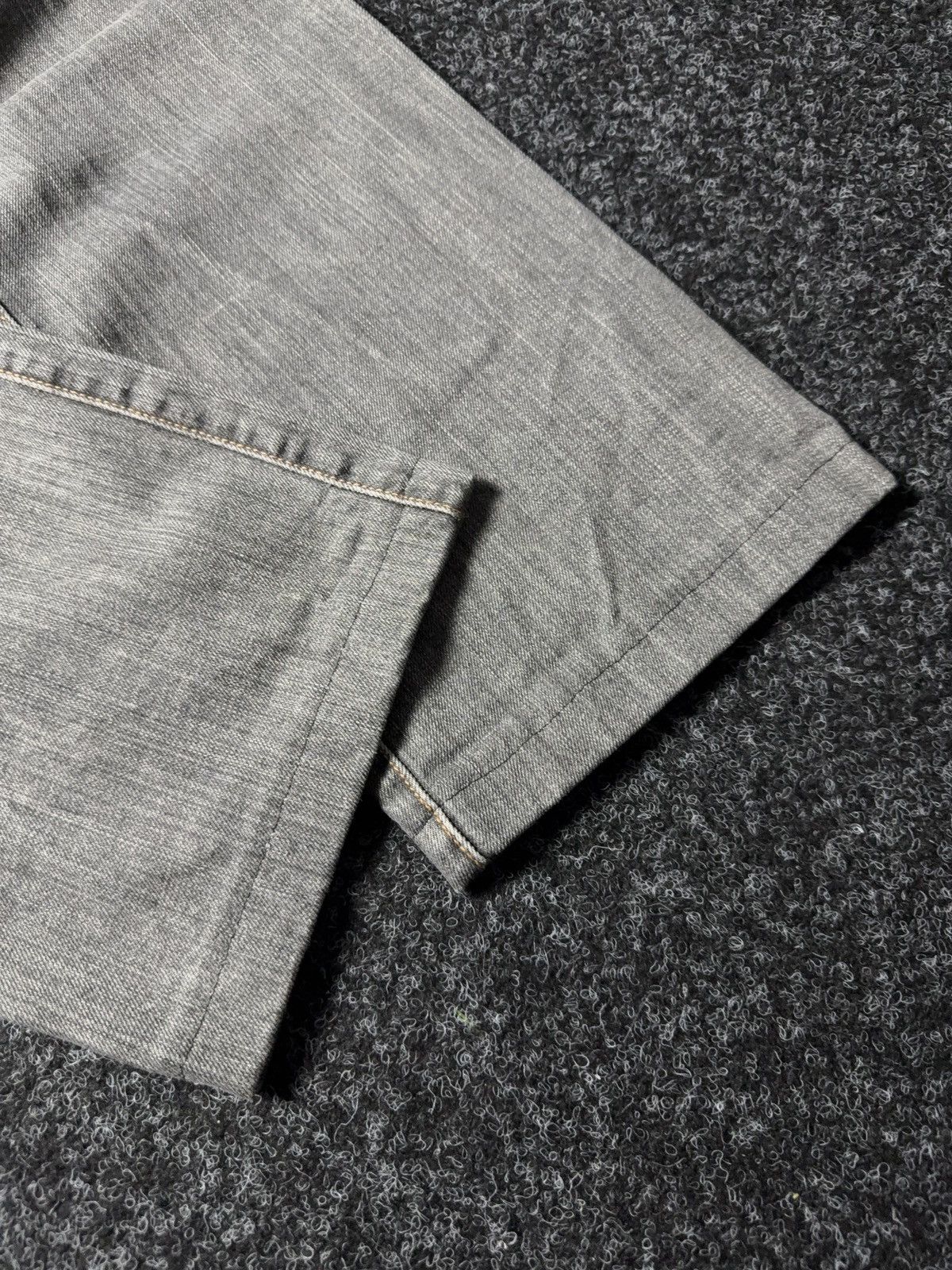 Levi's Vintage 00s Levi’s 501 Grey Wash Straight Leg Jeans LGB Y2K Size US 36 / EU 52 - 10 Thumbnail