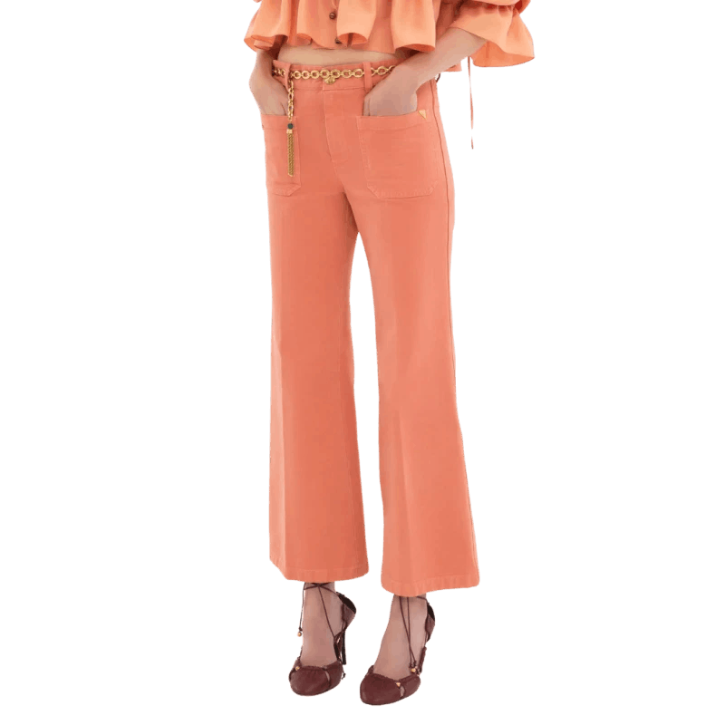 Chloe o1loc1c11125 Trousers in Shell Coral Size 27" / US 4 / IT 40 - 3 Thumbnail