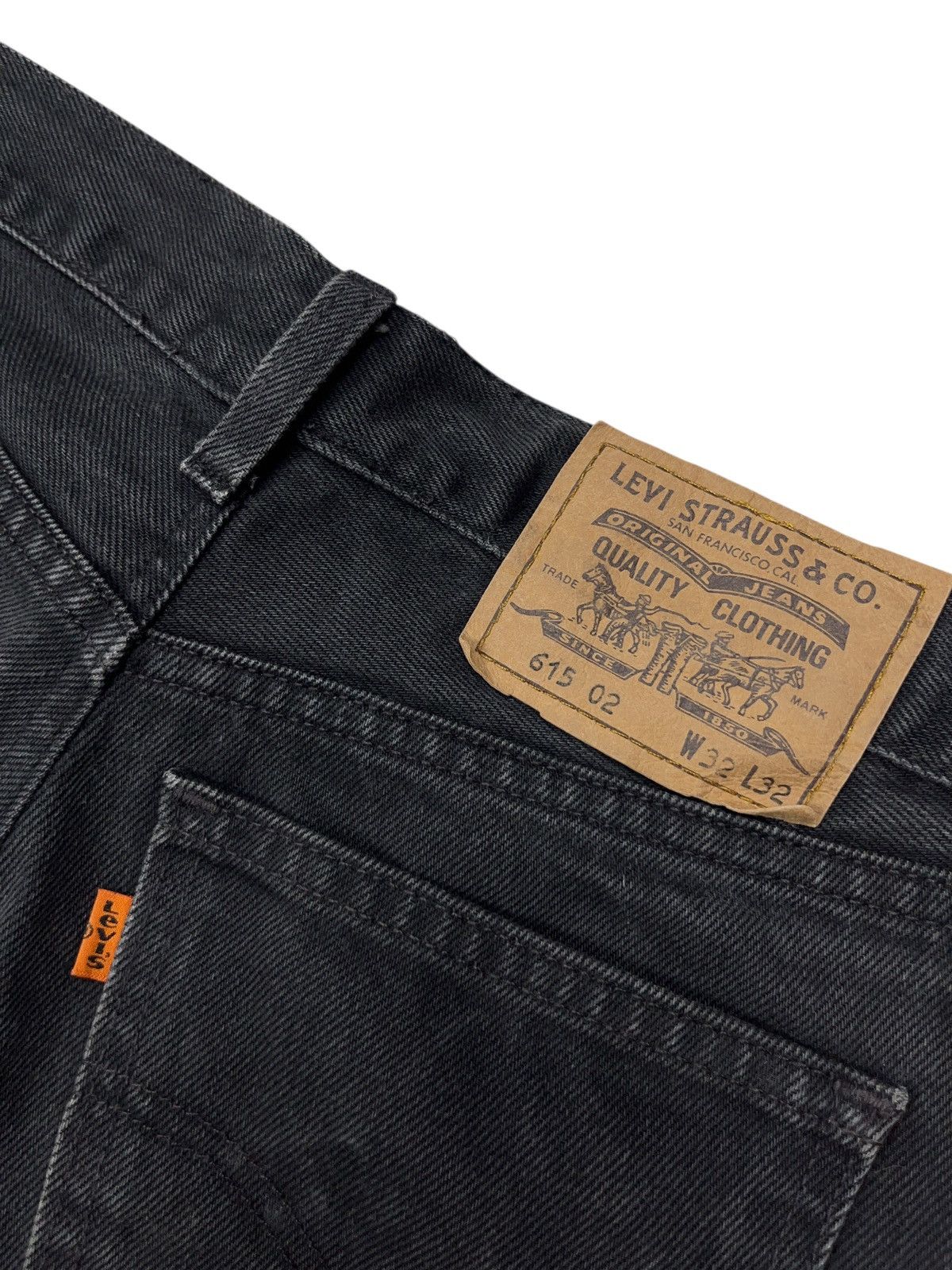 Levi's Vintage 90s Levi’s 615 02 Orange Tab Washed Jeans Denim Size US 32 / EU 48 - 14 Thumbnail