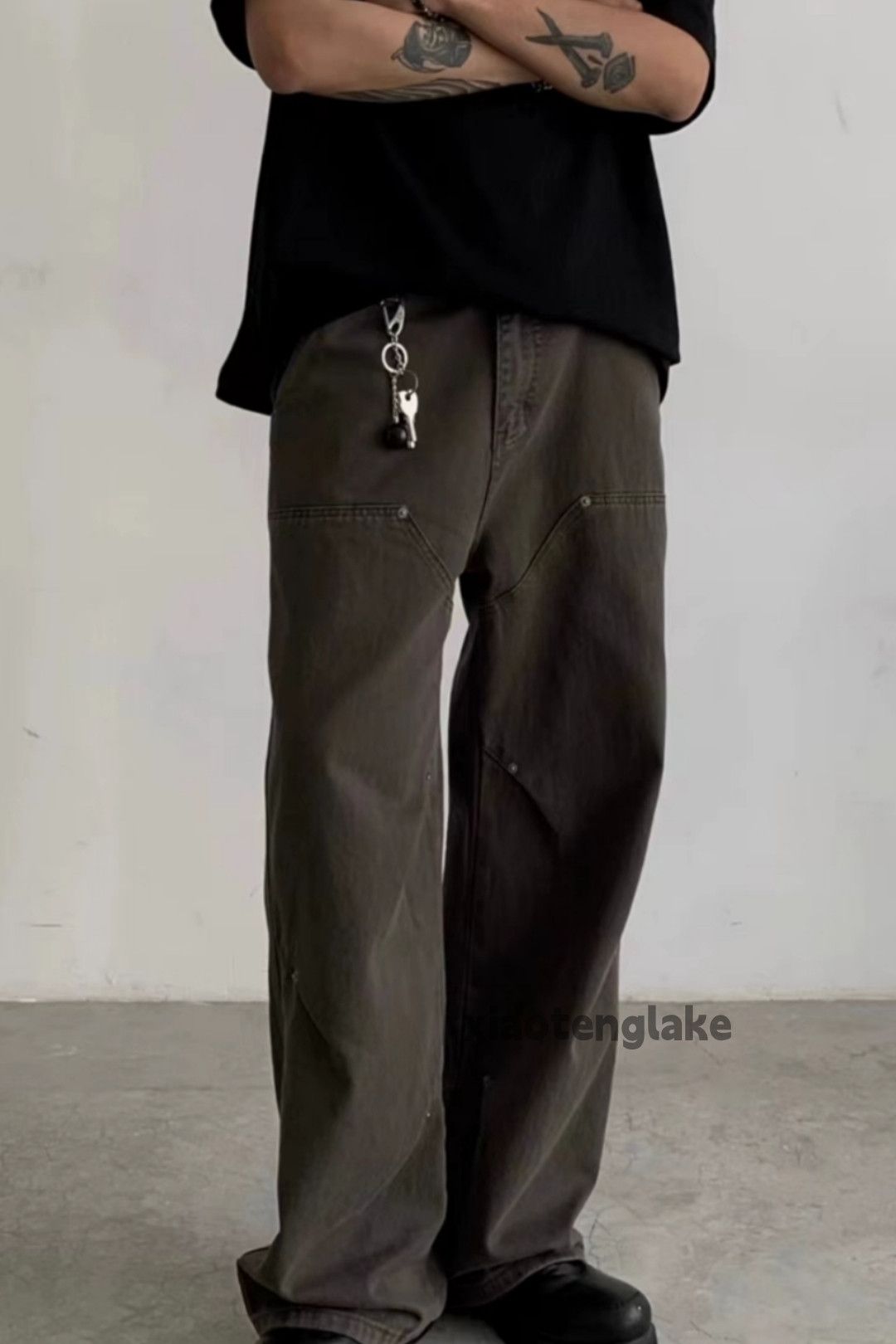 Designer × Japanese Brand × Vintage washed faded cleanfit utility carpenter cargo pants Size US 30 / EU 46 - 4 Thumbnail