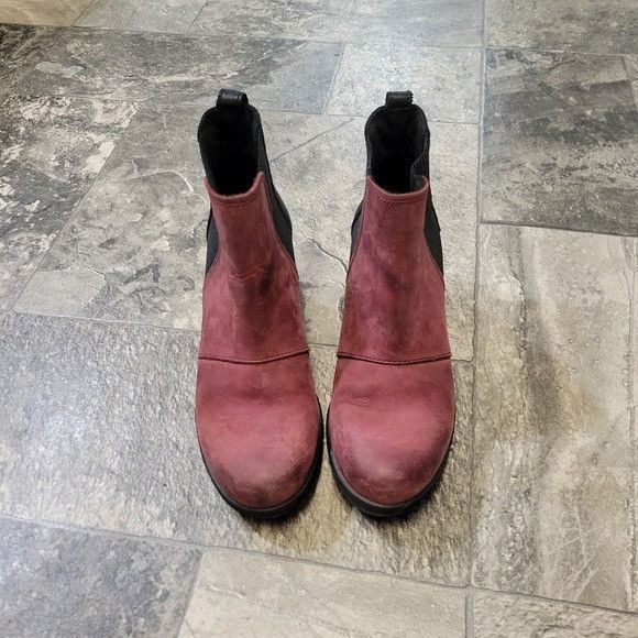 SOREL Sorel Joan Of Arctic Wedge Bugundy Oxblood Oiled Leather Che Size US 7 / IT 37 - 4 Thumbnail