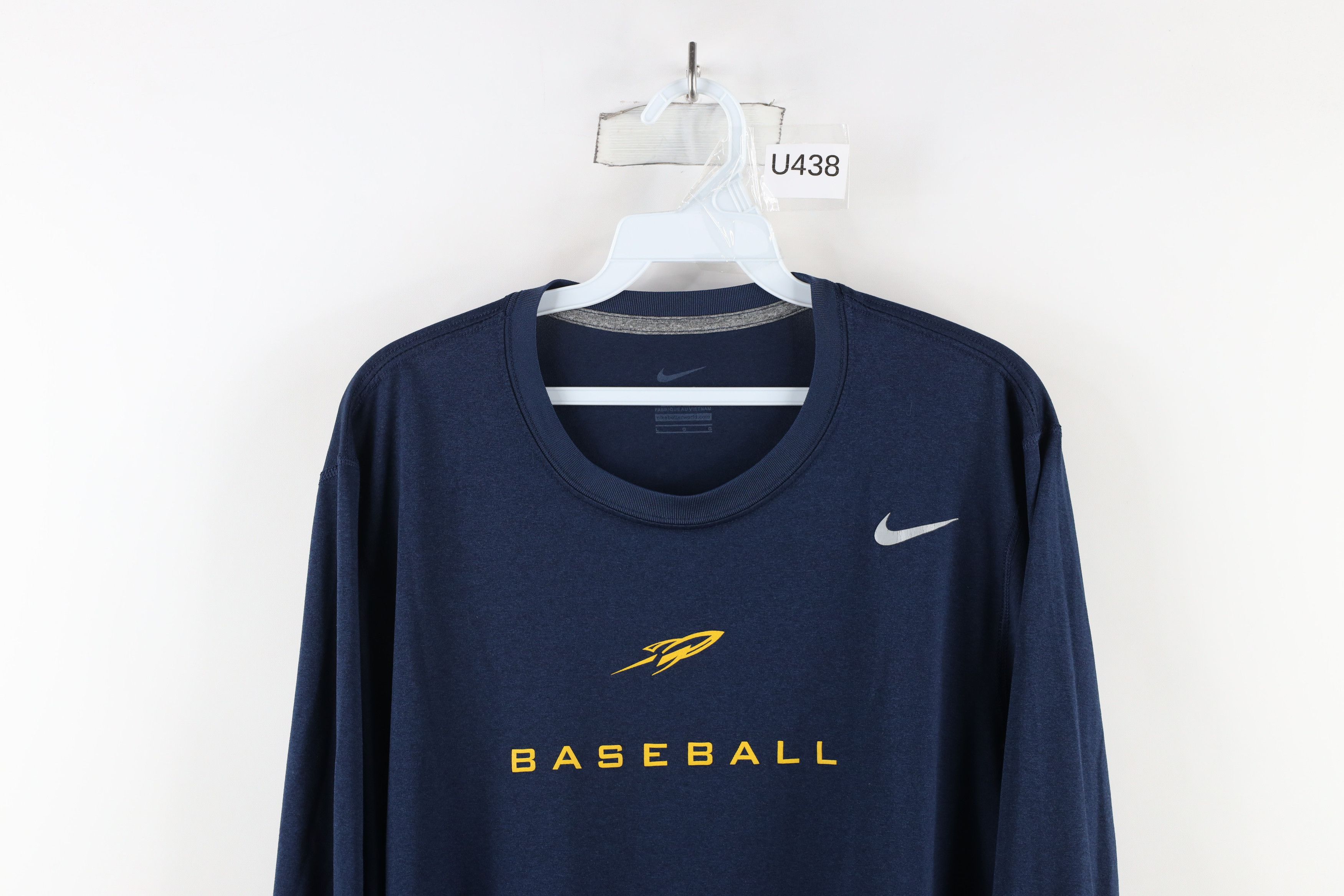 Nike × Vintage Nike University of Toledo Baseball Long Sleeve T-Shirt Size US L / EU 52-54 / 3 - 2 Thumbnail