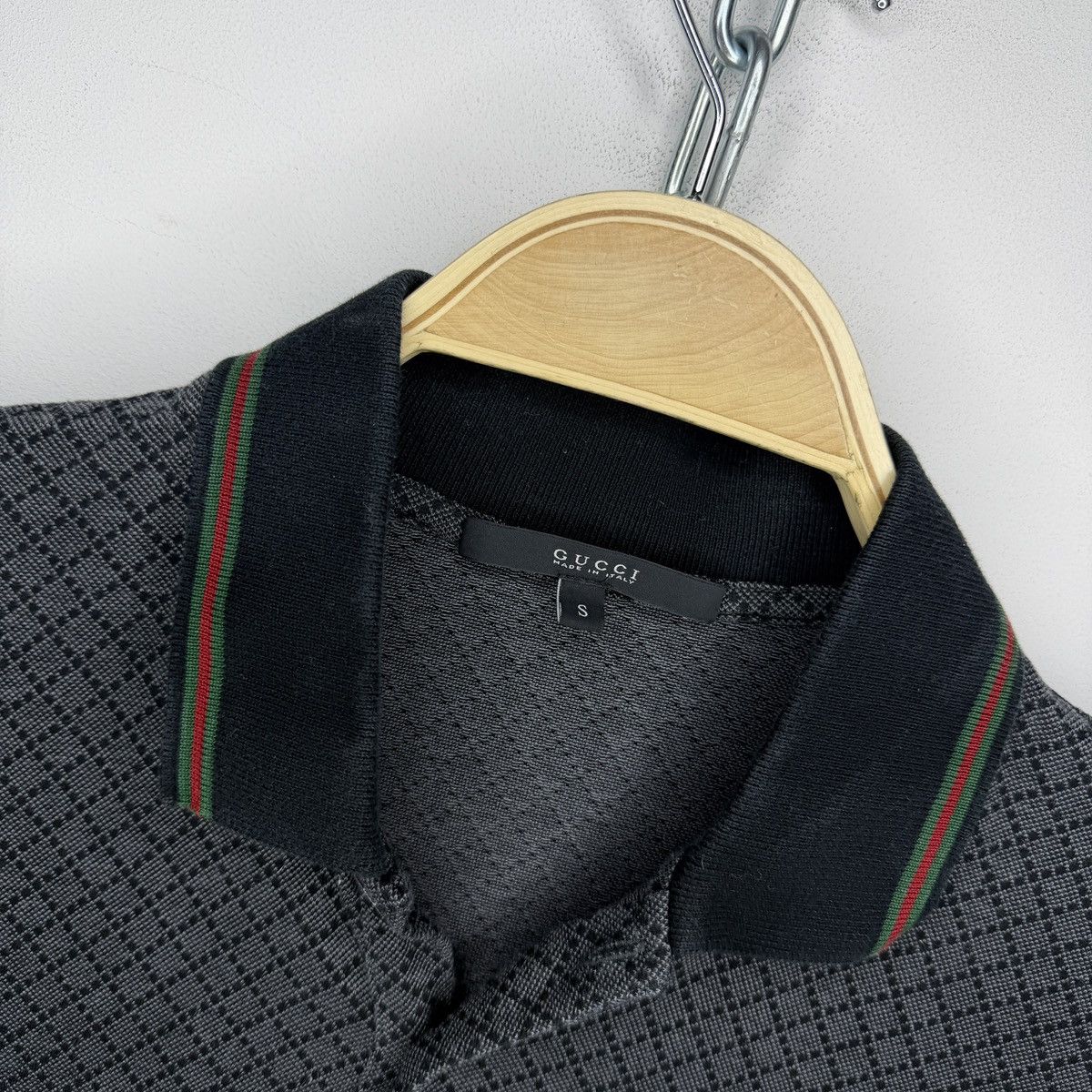 Gucci Gucci Diamond Pattern Polo Size US S / EU 44-46 / 1 - 5 Thumbnail