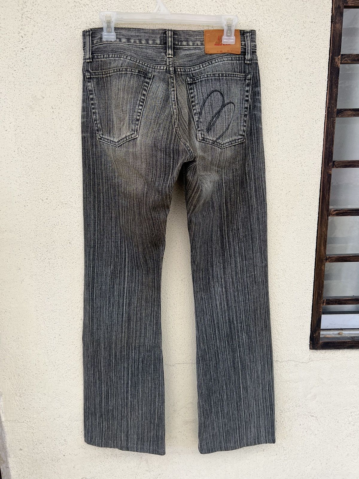 Paul Smith Vintage Paul Smith Red Ear Fade Black Denim Bootcut Jeans Size US 30 / EU 46 - 14 Thumbnail