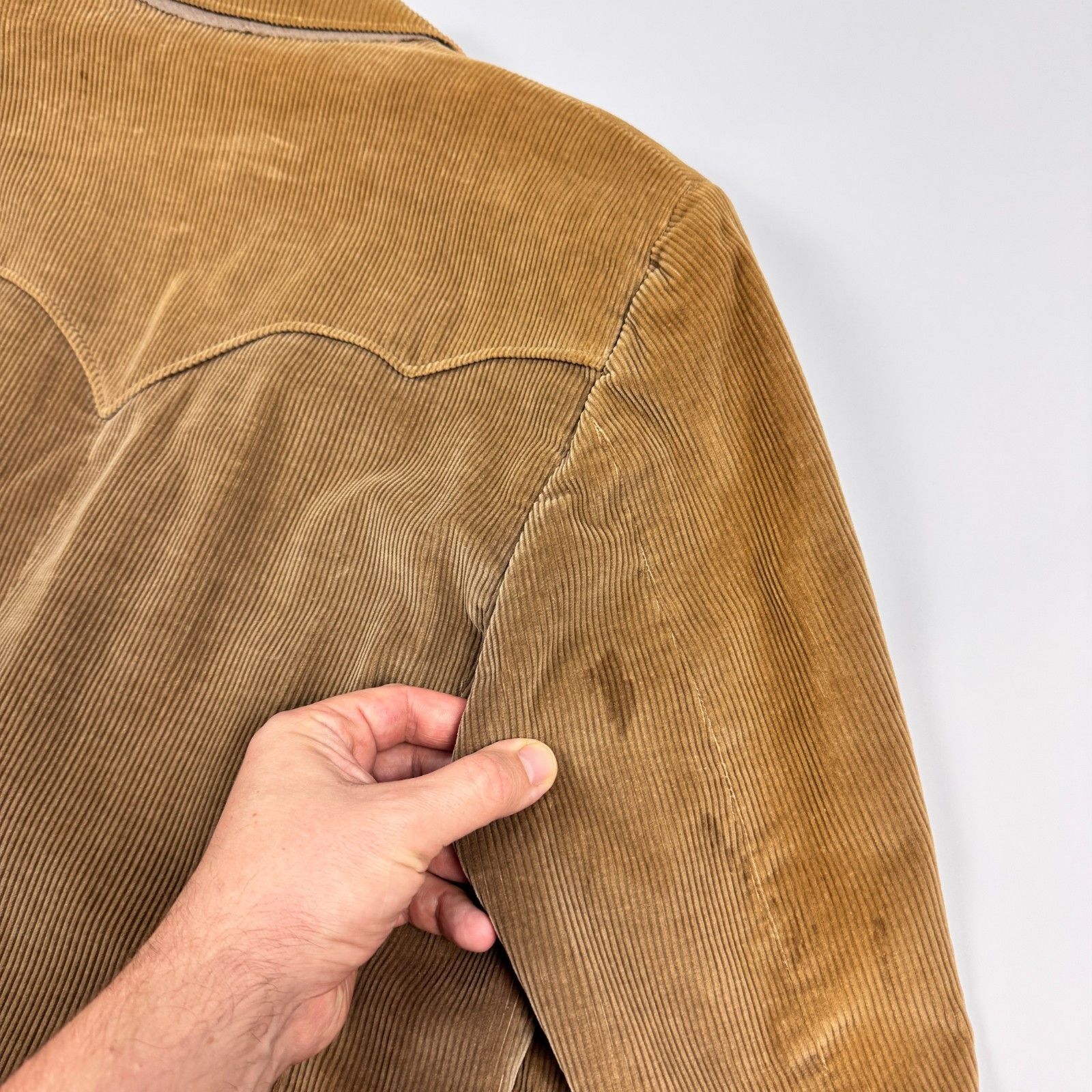 Vintage Stelzig's Houston Western Corduroy Blazer 42R Brown 1962 Size US XL / EU 56 / 4 - 9 Thumbnail