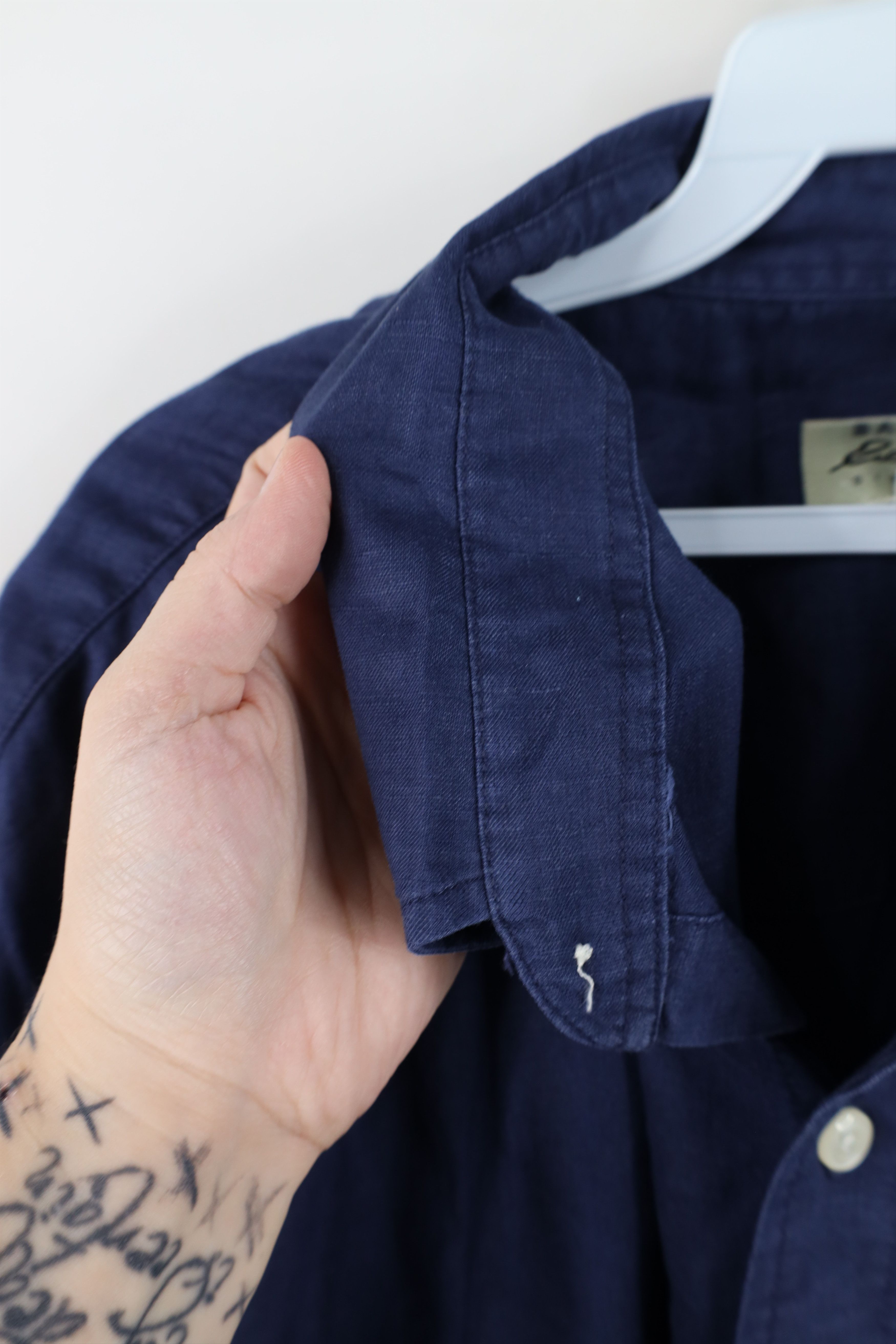 Eddie Bauer Vintage 90s Eddie Bauer Faded Linen Collared Button Shirt Size US XXL / EU 58 / 5 - 11 Thumbnail