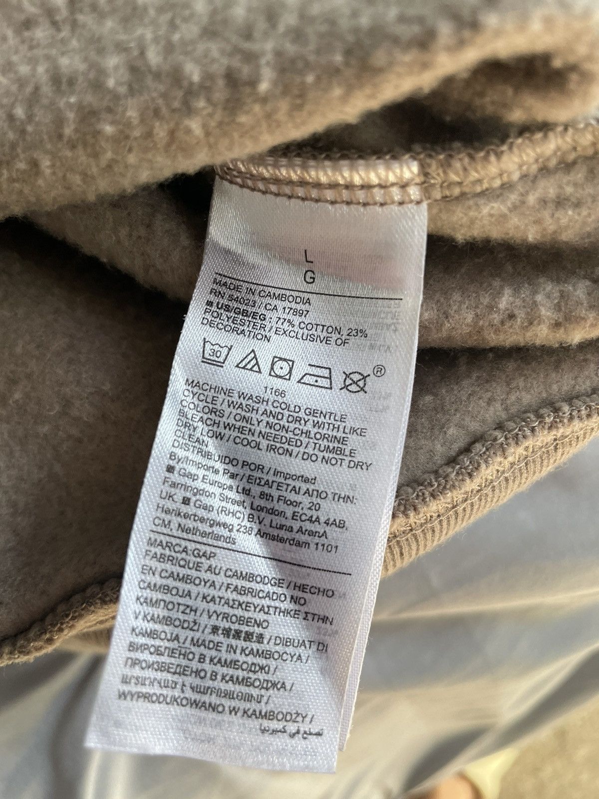 Gap GAP embroidered hoodie Size US L / EU 52-54 / 3 - 4 Thumbnail