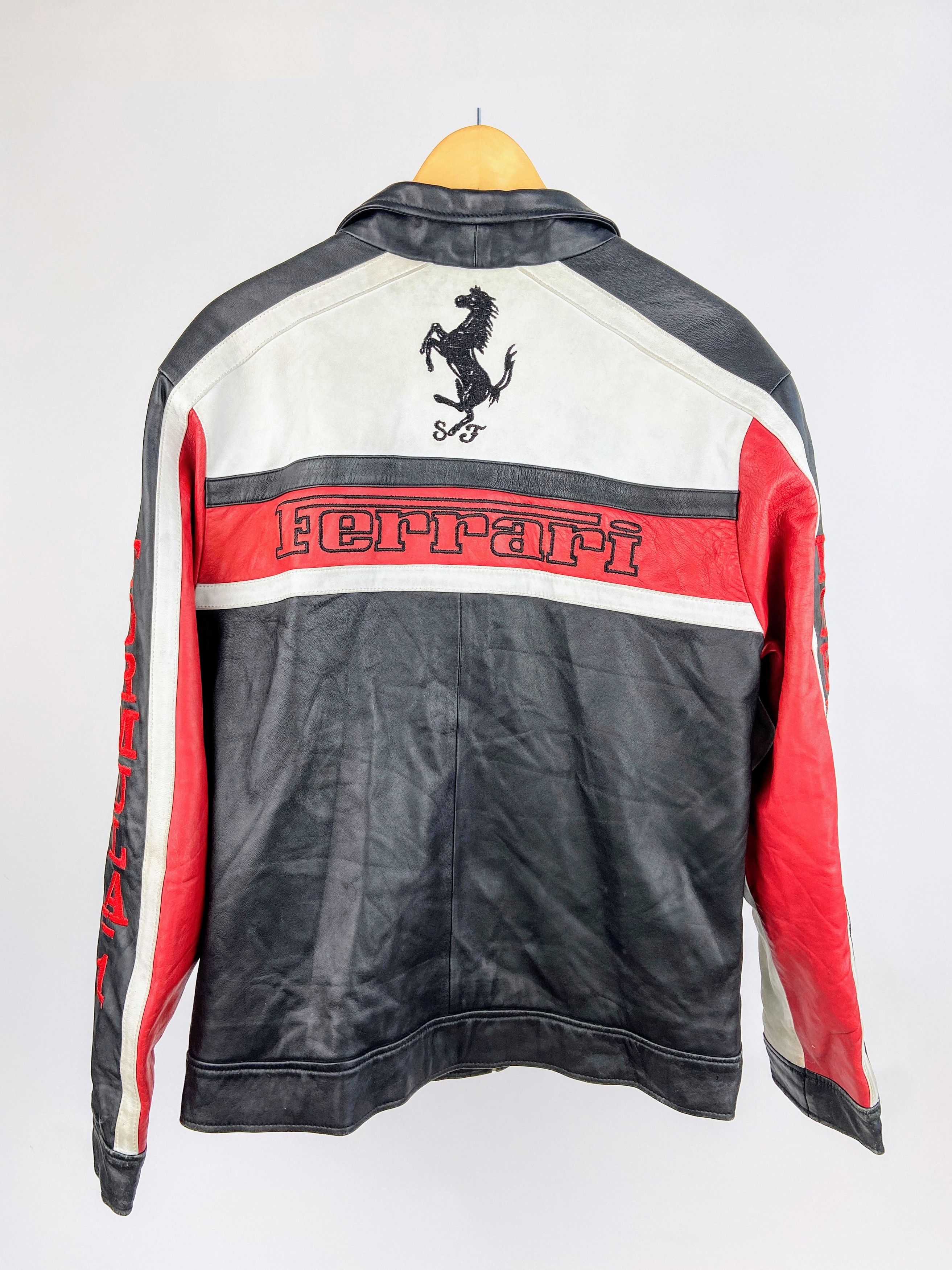 Ferrari 🔥 Ferrari 🔥 Racing Leather Jacket F1 Big Logo Streetwear Size US L / EU 52-54 / 3 - 2 Thumbnail