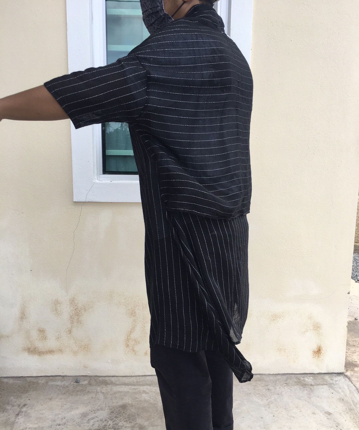 Yohji Yamamoto Rare Vintage Y’s Yohji Yamamoto Linen Stripes Cardi Size US M / EU 48-50 / 2 - 24 Thumbnail