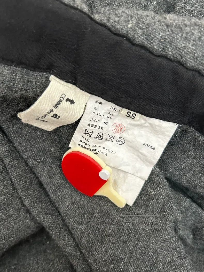 Comme des Garcons Comme Des Garcons size XS Gray wool belt half skirt Size 23" - 9 Thumbnail