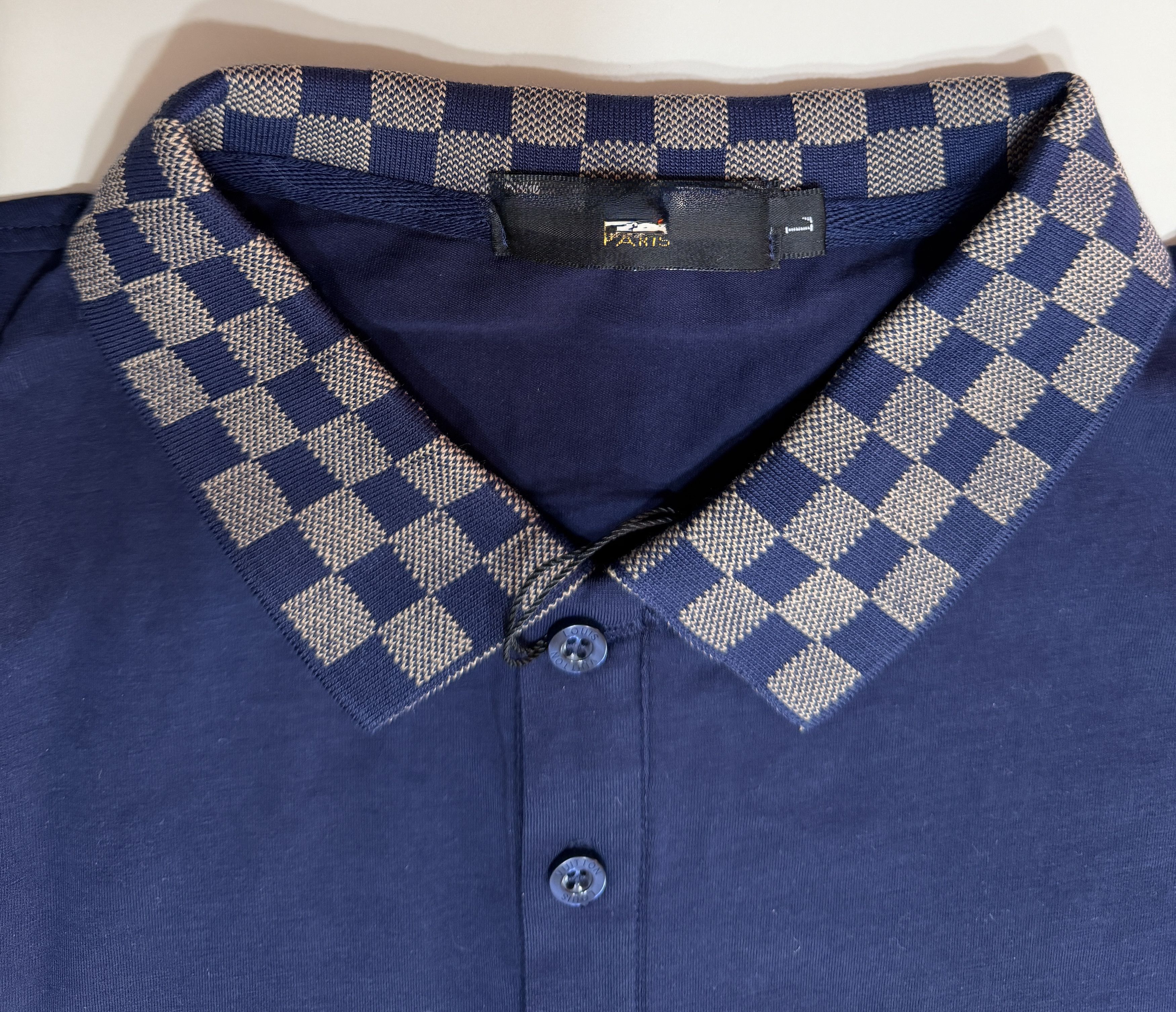 Other Men's navy blue polo-shirt, size Large Size US L / EU 52-54 / 3 - 4 Thumbnail