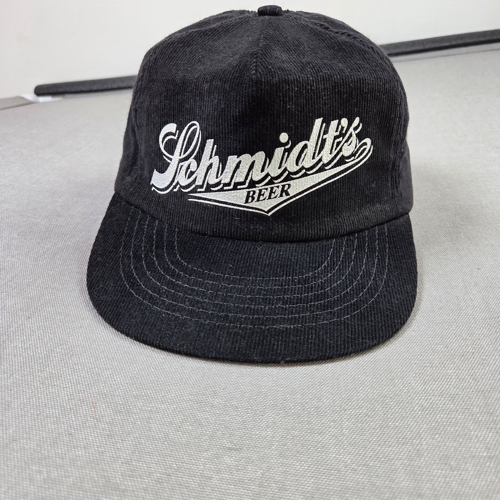 Vintage Schmidt Beer Corduroy USA Snapback Hat Vintage Size ONE SIZE - 10 Thumbnail