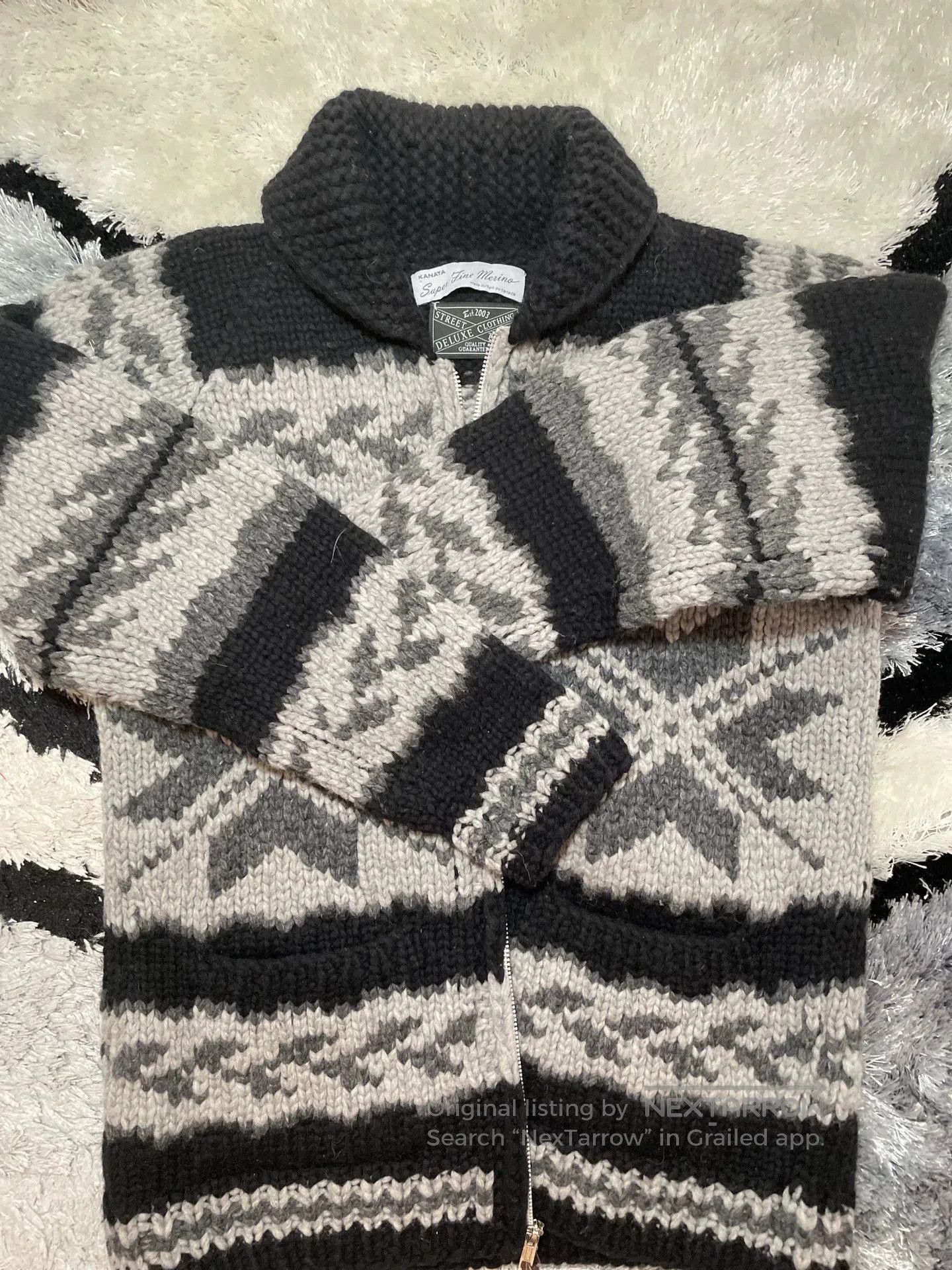 Japanese Brand Kanata Co-branded Limited Wool Sweater. Size US M / EU 48-50 / 2 - 1 Thumbnail