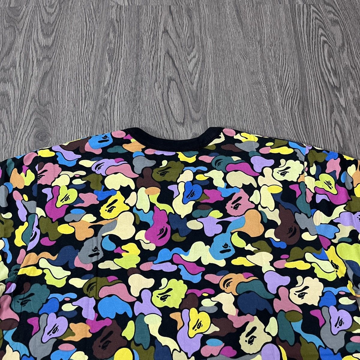 Bape Rare A Bathing Ape OG Multi Color Camo Reversible T-shirt Size US M / EU 48-50 / 2 - 10 Thumbnail