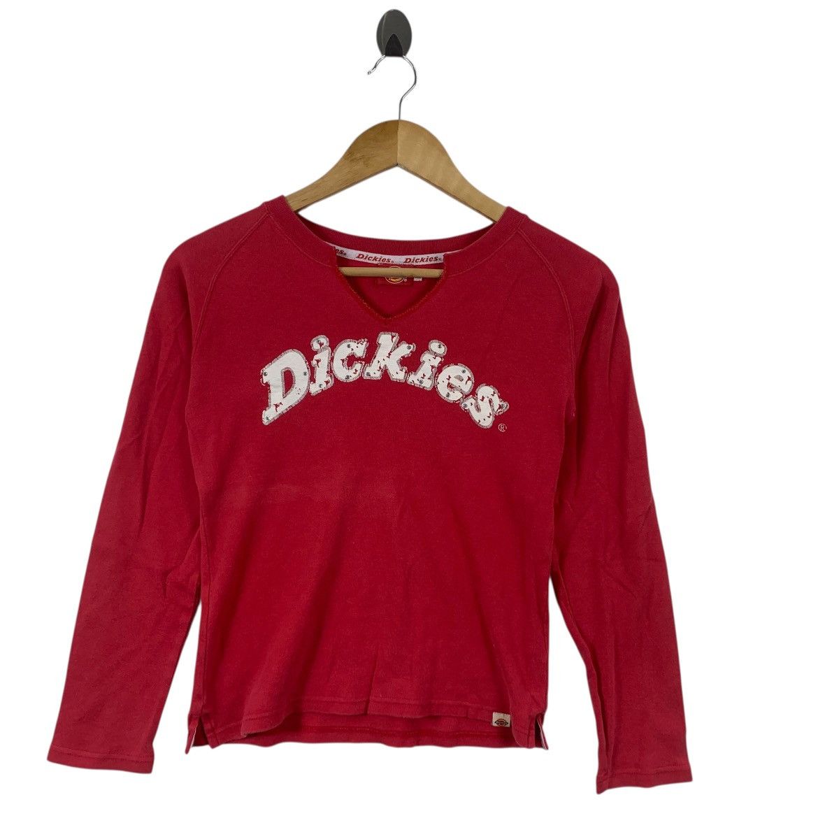Dickies DICKIES USA RHINESTONE Distress Design Tee Shirt Top Size M / US 6-8 / IT 42-44 - 4 Thumbnail