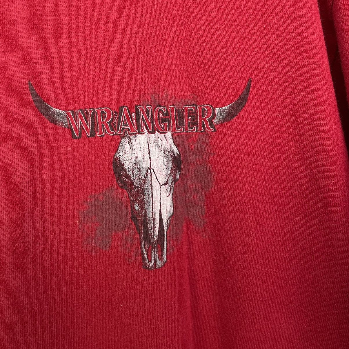 Native × Vintage × Wrangler Vintage Y2K Wrangler Cowboys Rule Native Motive Backhit Tee Size US L / EU 52-54 / 3 - 5 Thumbnail