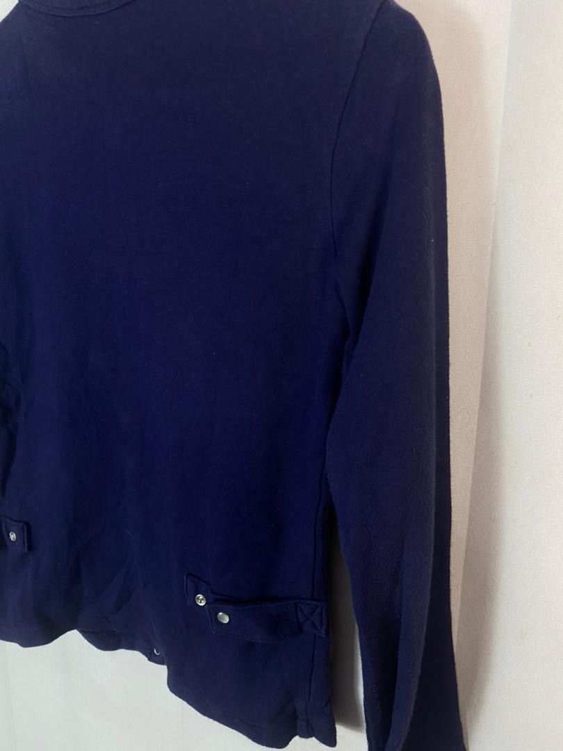 Designer × agnes b. Agnes B snap button long sleeve blouse shirt Size S / US 4 / IT 40 - 9 Thumbnail