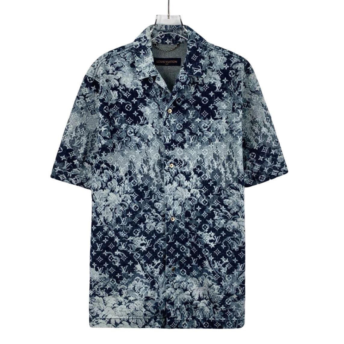 Louis Vuitton Louis Vuitton Blue Tie Dye Monogram Shirt Size S Size US S / EU 44-46 / 1 - 1 Thumbnail