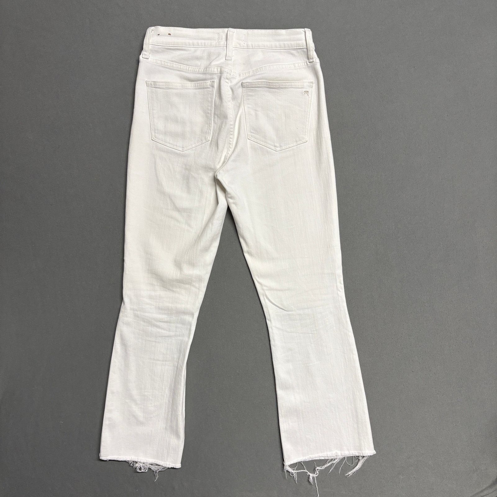 Madewell Madewell Cali Demi-Boot Jeans Size 27 White Style J7202 Size 27" / US 4 / IT 40 - 2 Thumbnail