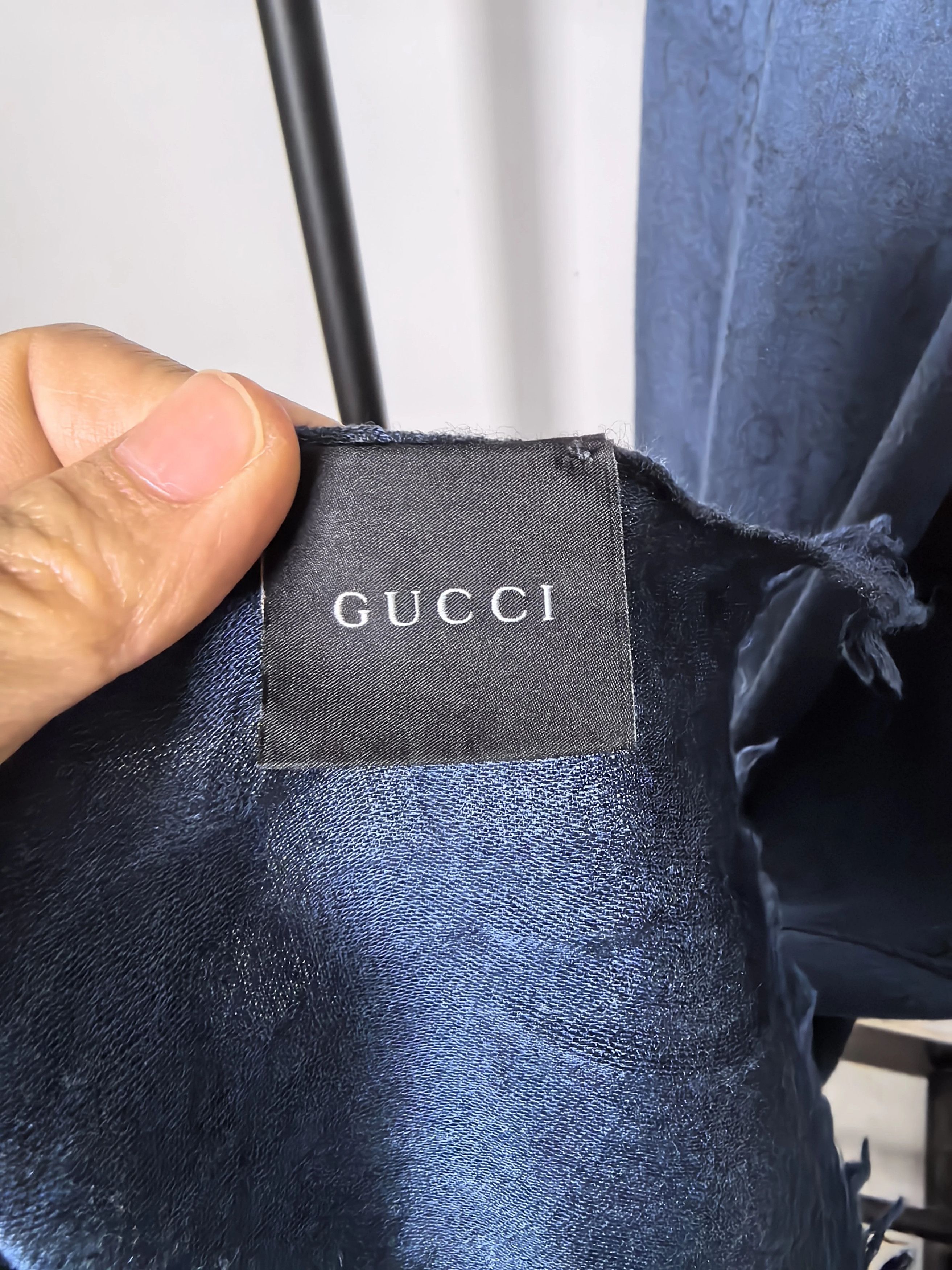Gucci GUCCI All Over Print Square Scarf Size ONE SIZE - 2 Thumbnail