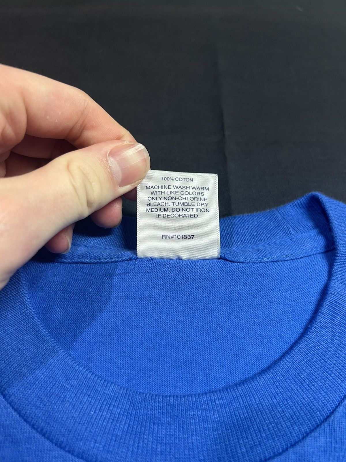 Supreme Supreme Nan Goldin Kim In Rhinestone T Shirt Blue Mens Nude Size US XL / EU 56 / 4 - 5 Thumbnail