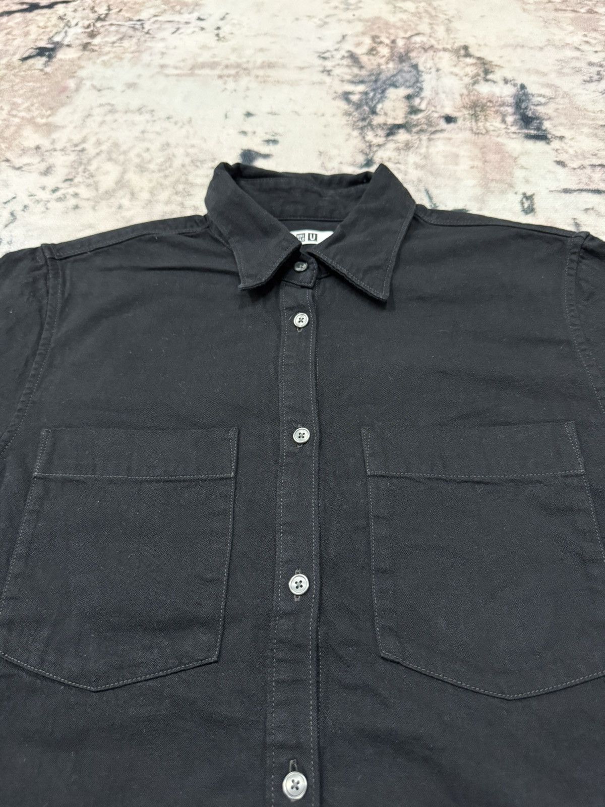 Uniqlo Uniqlo Button Up Black Shirt Size US S / EU 44-46 / 1 - 4 Thumbnail