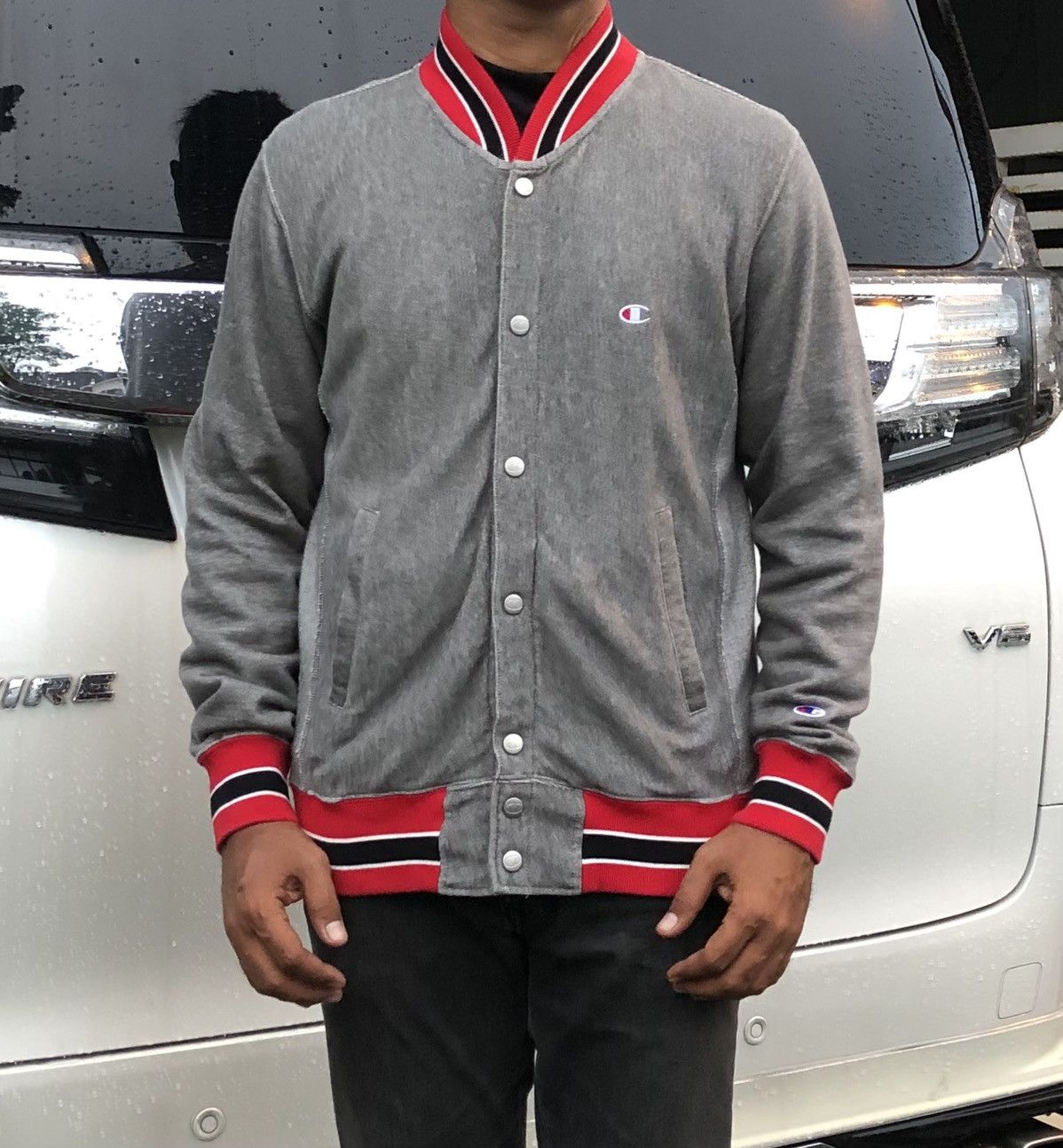 Champion Champion Reverse Weave Button Snap Track Top Jacket Size US L / EU 52-54 / 3 - 3 Thumbnail
