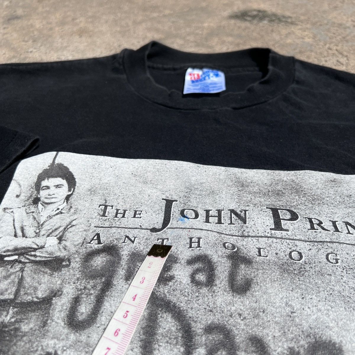 Band Tees × Vintage Vintage 90s John Prine Promo Tee XL Progressive Country folk Size US XL / EU 56 / 4 - 4 Thumbnail
