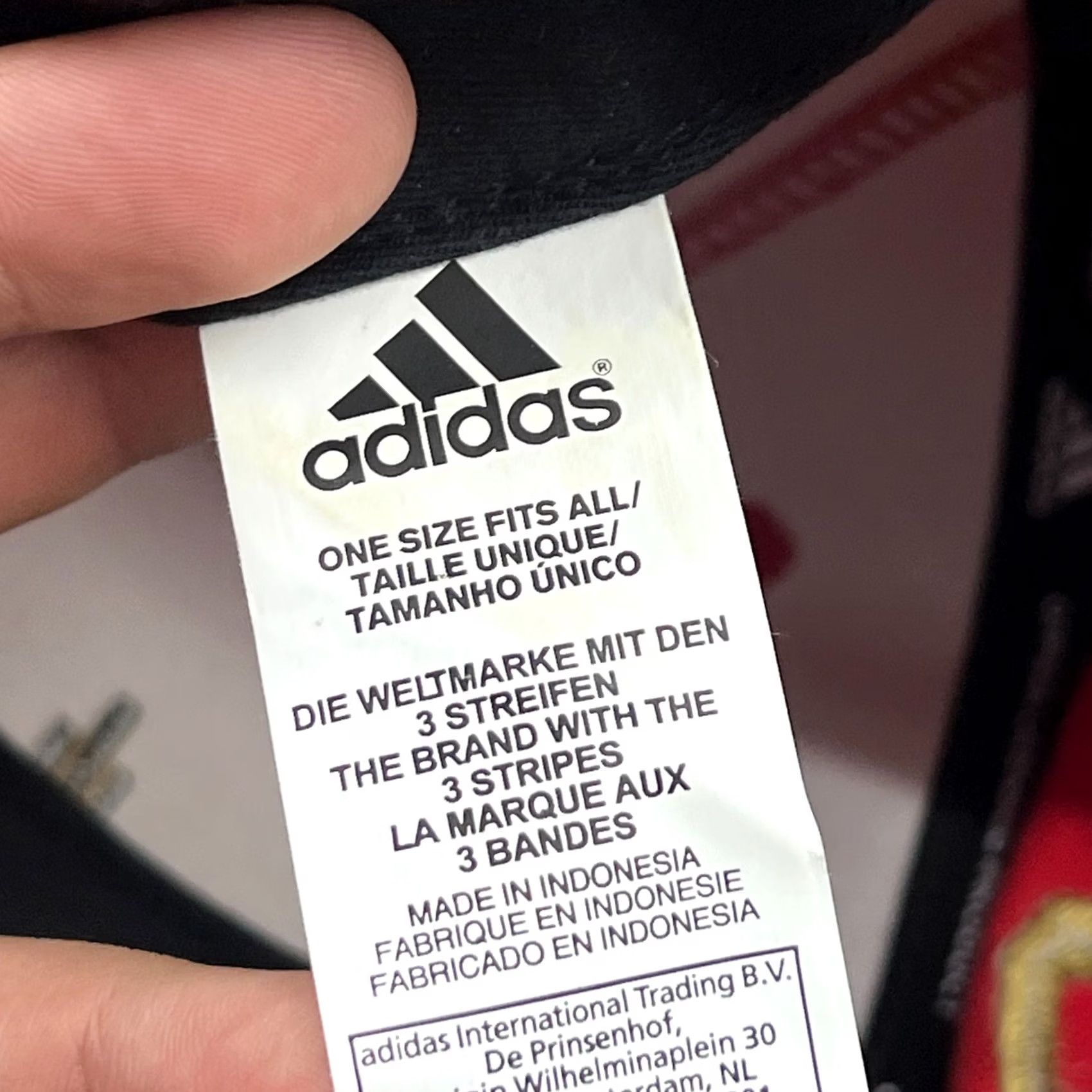 Adidas adidas AC Milan Cap Hat One Size Red KAKA #22 Football Adjustable Baseball Cap Mens Womens Adults Unisex Netsу Size ONE SIZE - 6 Thumbnail