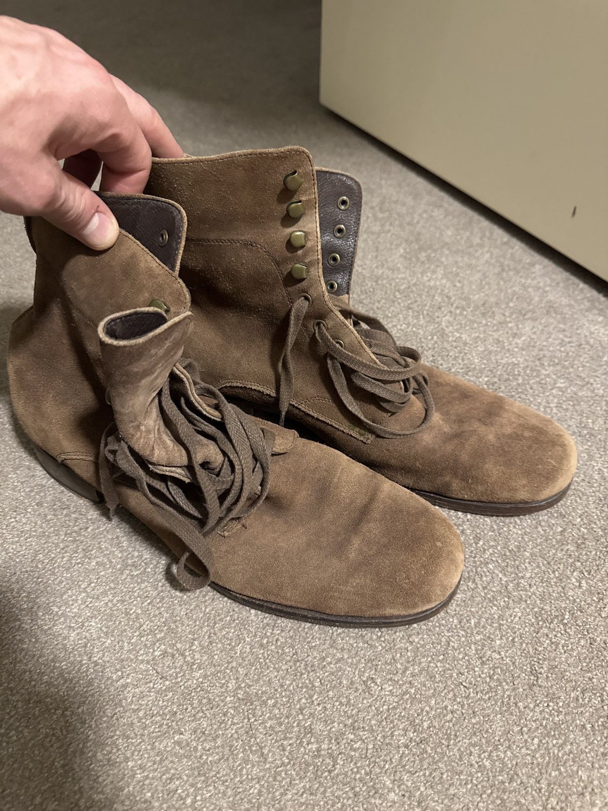John Varvatos John Varvatos Bonham Suede Boot 13/46 Size US 13 / EU 46 - 6 Thumbnail