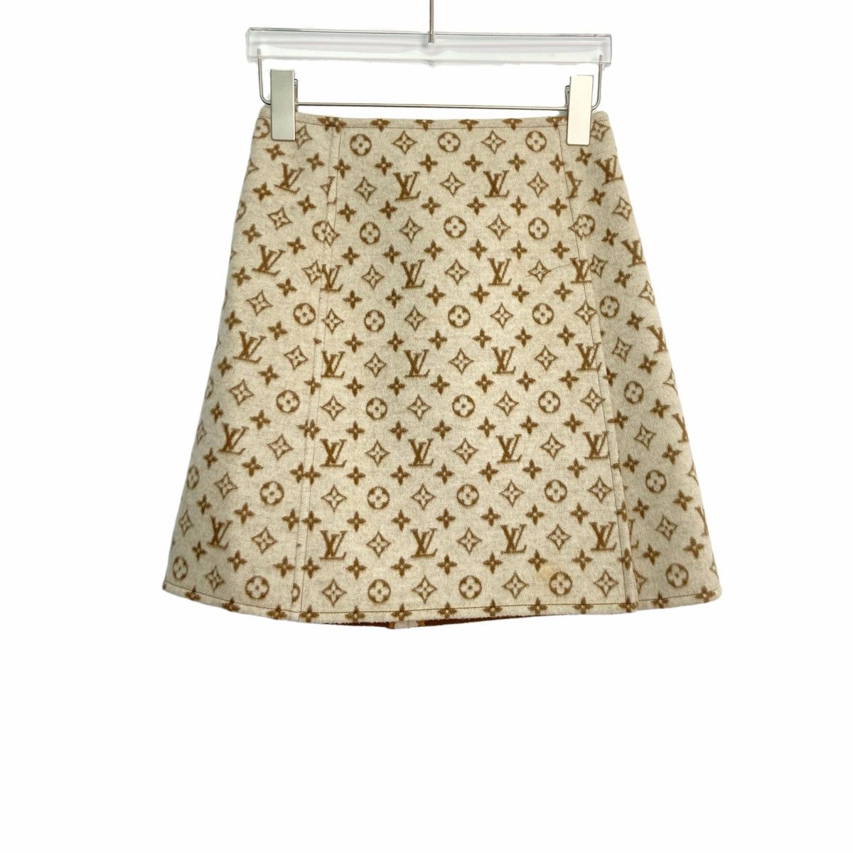 Louis Vuitton Louis Vuitton Wool Jacquard A-line Mini Skirt K26WX Size 32" / US 10 / IT 46 - 1 Thumbnail